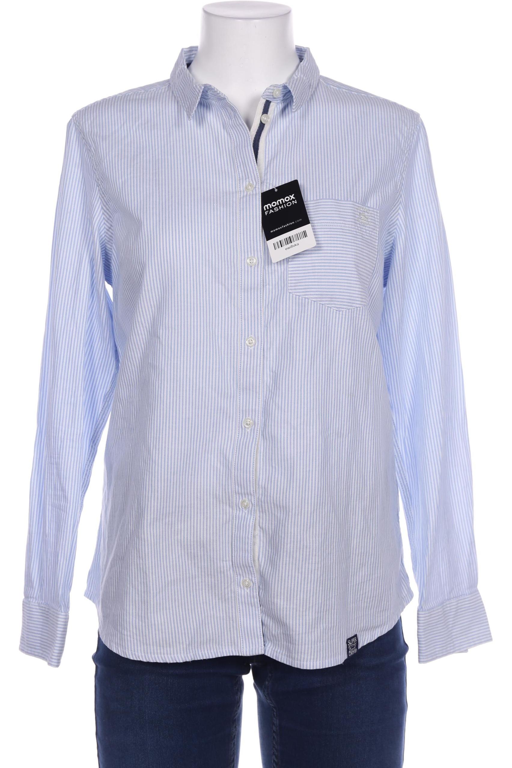 

Superdry Damen Bluse, hellblau, Gr. 42