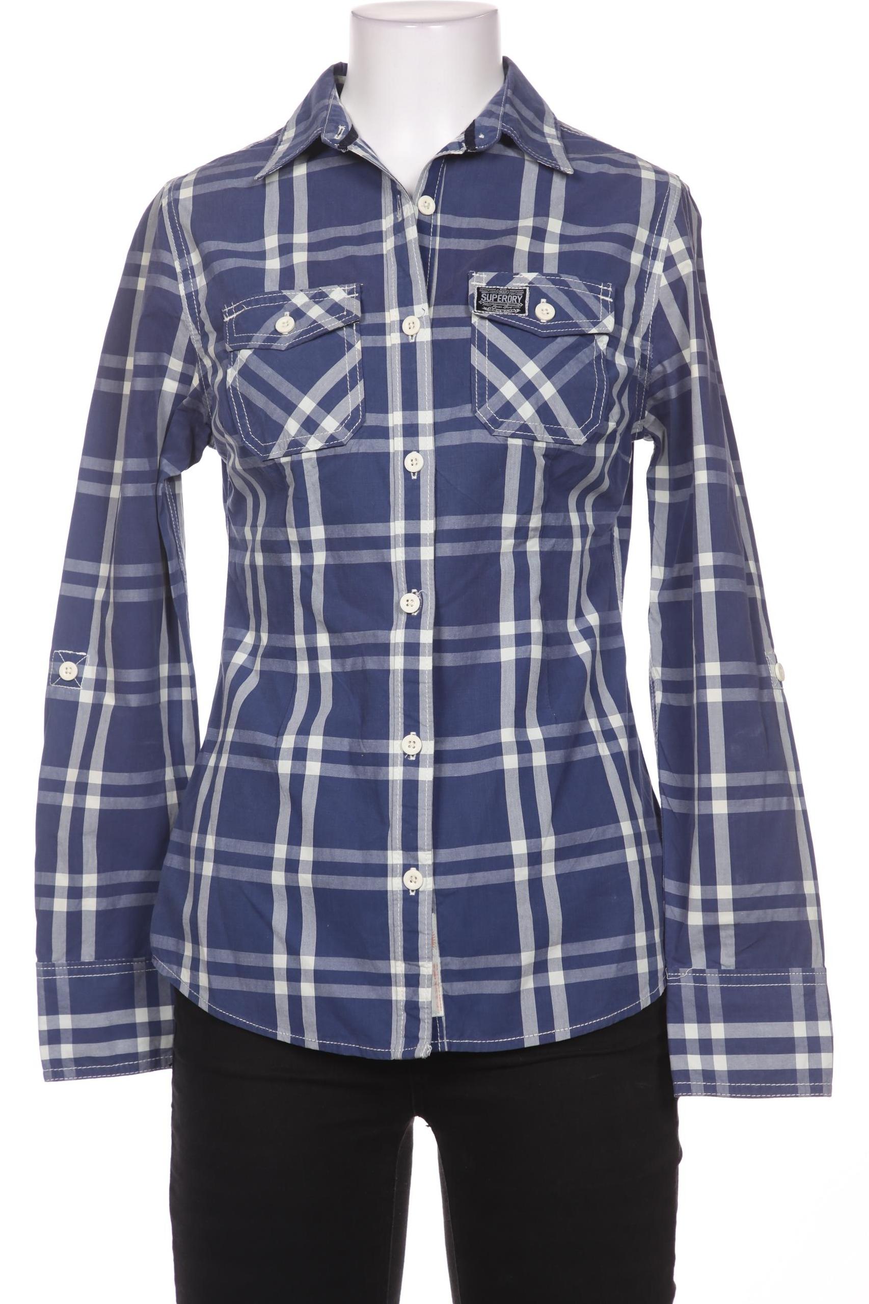 

Superdry Damen Bluse, marineblau, Gr. 36