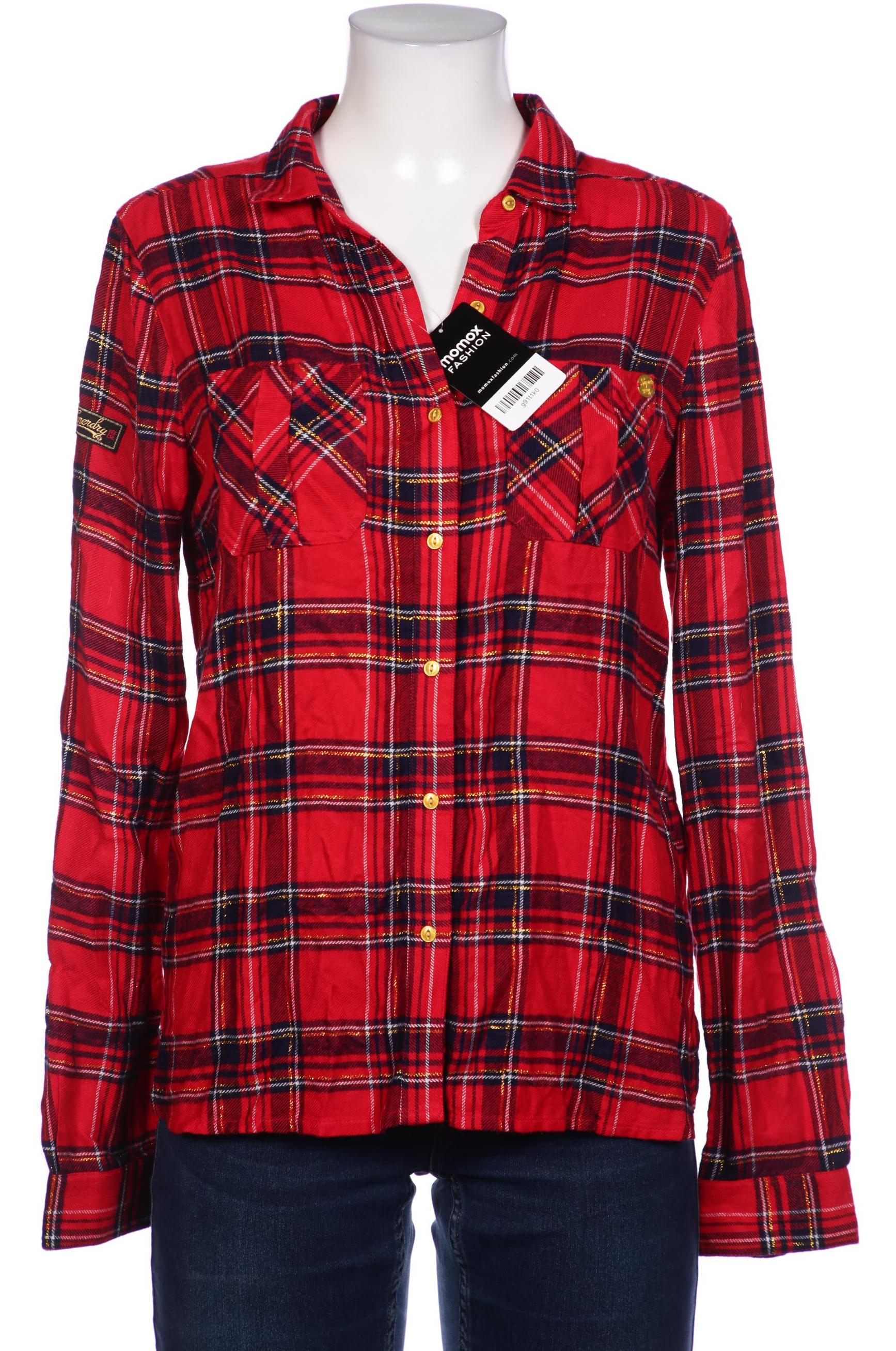 

Superdry Damen Bluse, rot, Gr. 38