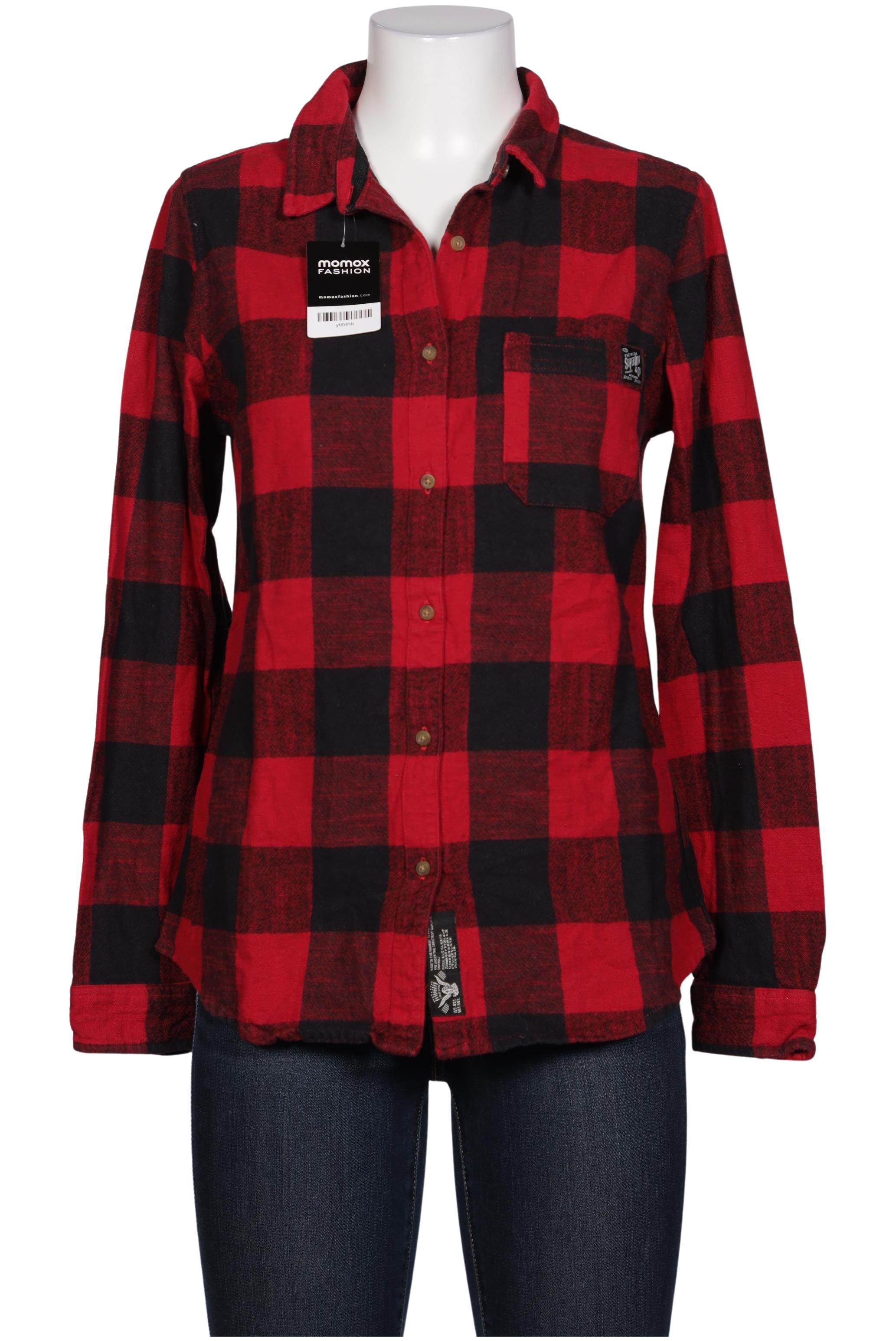

Superdry Damen Bluse, rot, Gr. 42