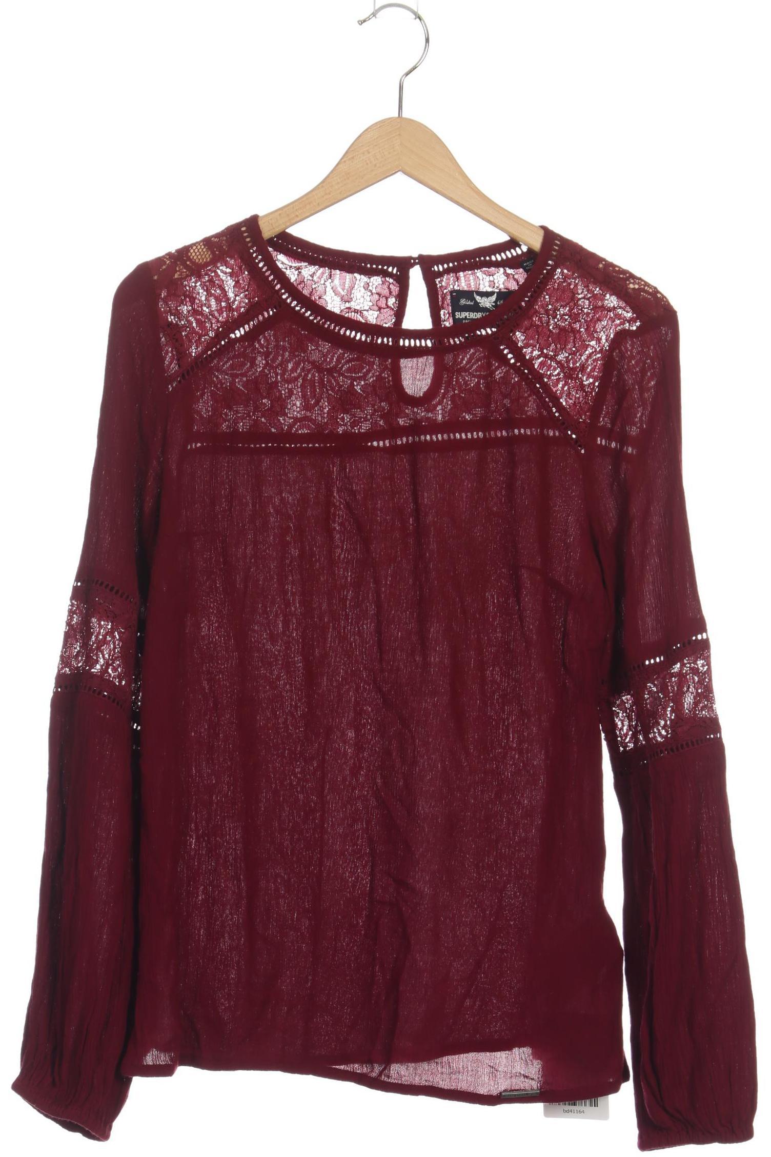 

Superdry Damen Bluse, rot, Gr.