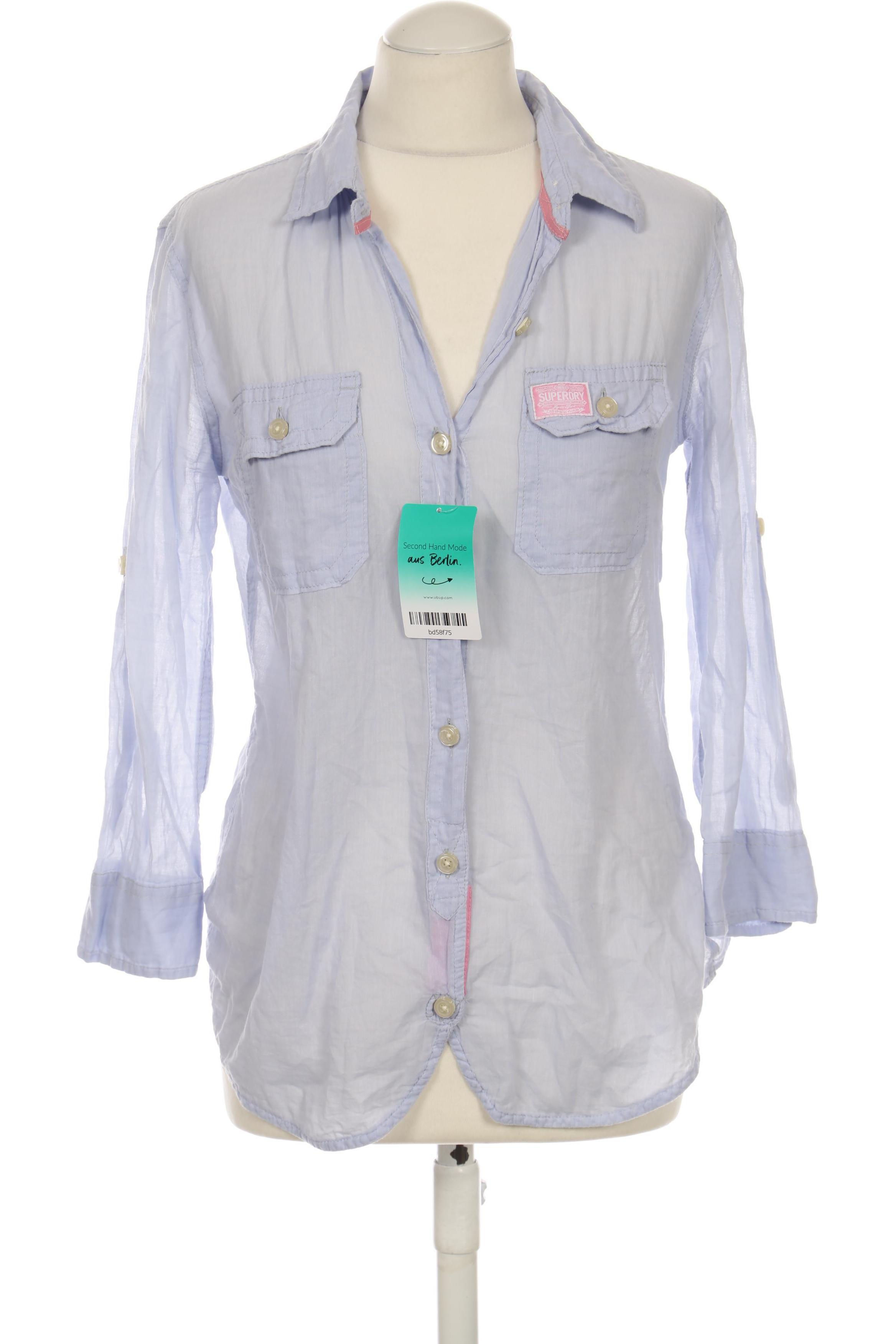 

Superdry Damen Bluse, blau, Gr.