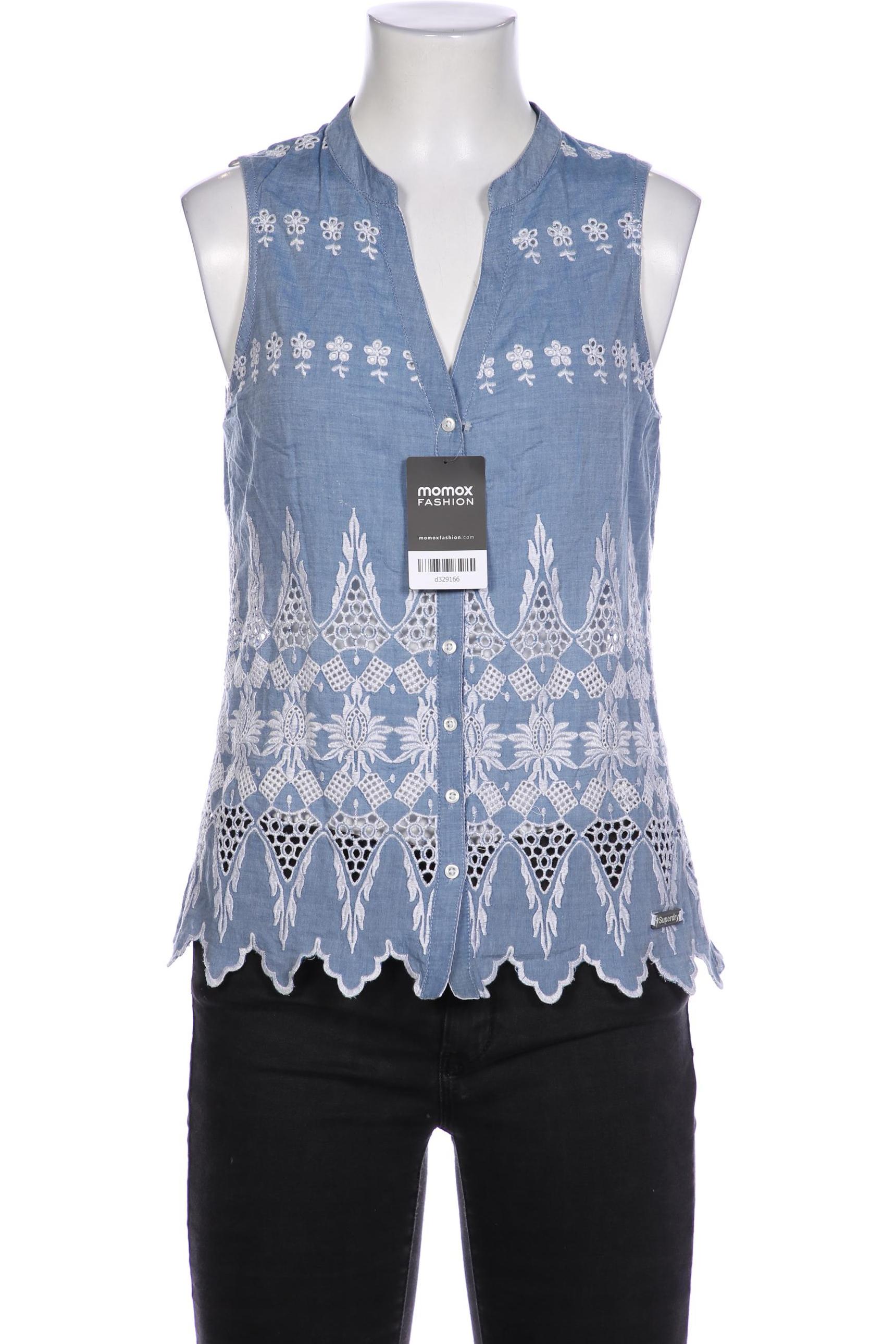 

Superdry Damen Bluse, blau