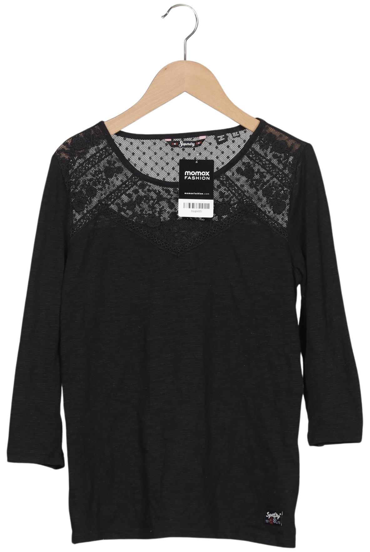

Superdry Damen Bluse, schwarz, Gr. 38
