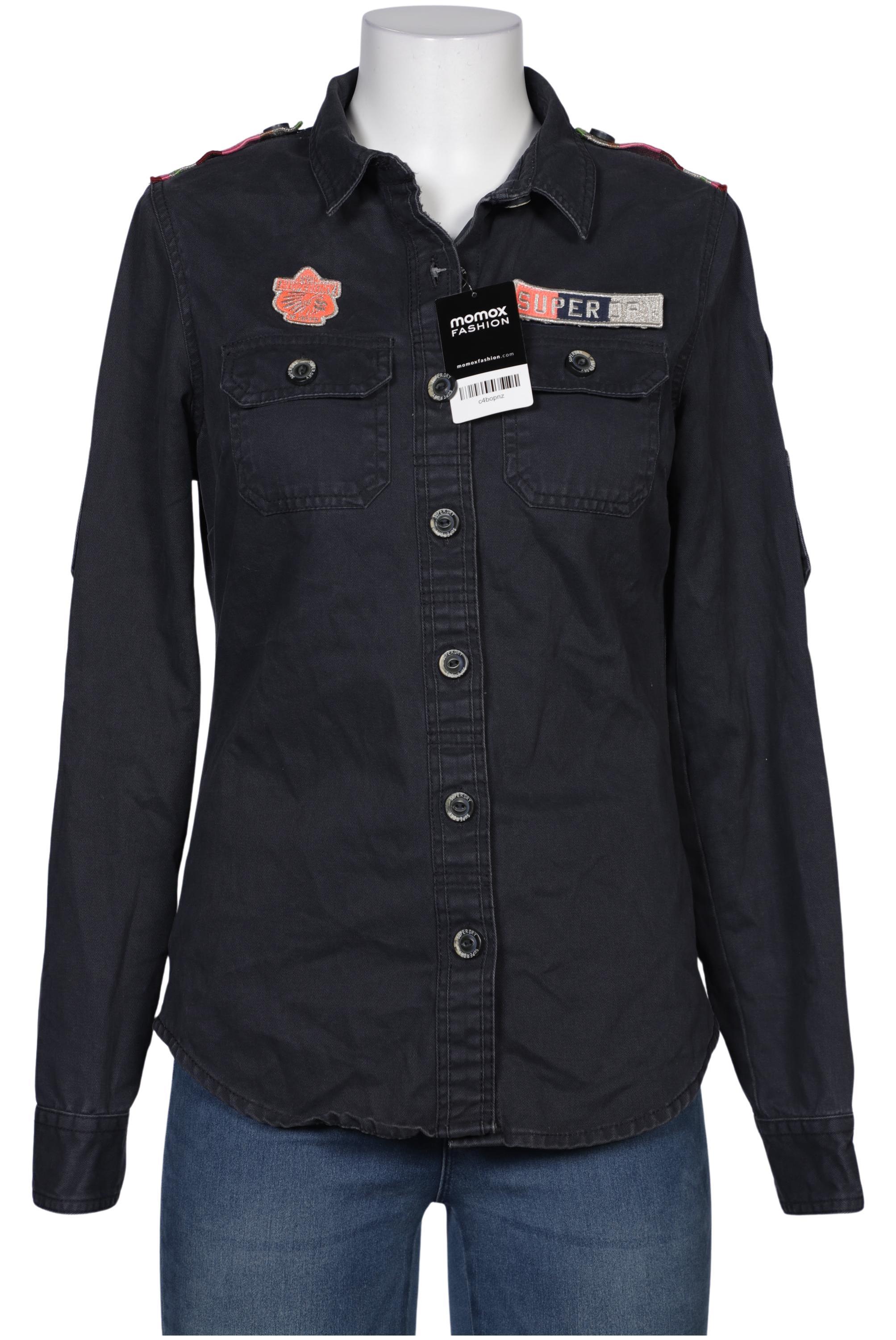 

Superdry Damen Bluse, marineblau, Gr. 38