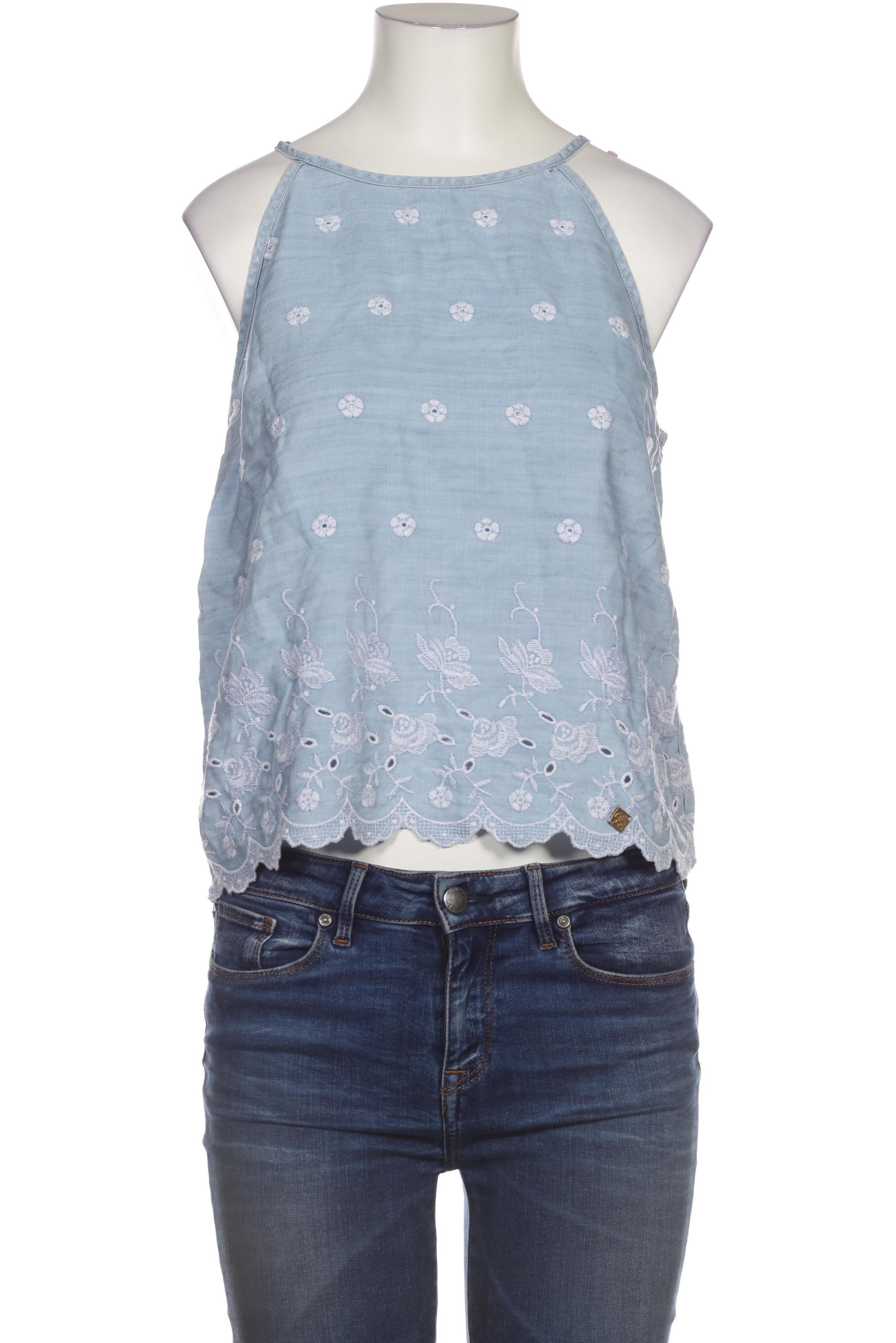 

Superdry Damen Bluse, blau, Gr. 38