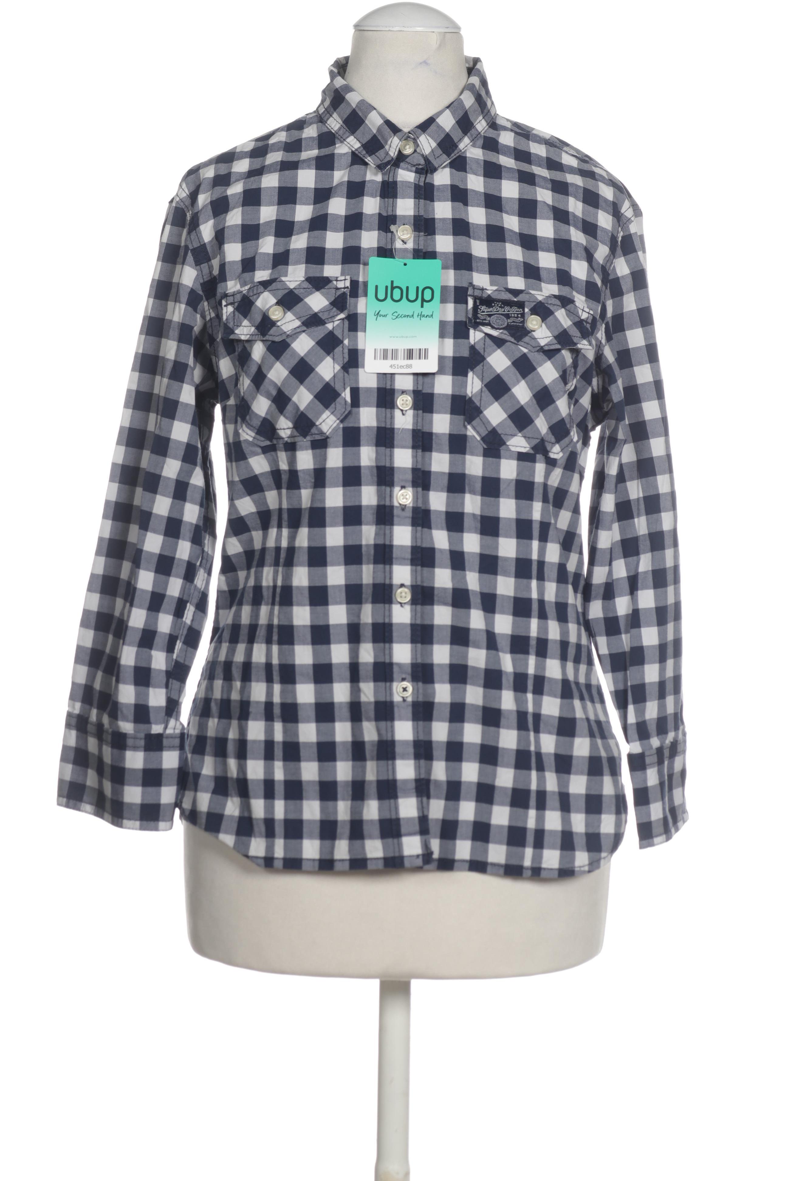 

Superdry Damen Bluse, blau, Gr. 36