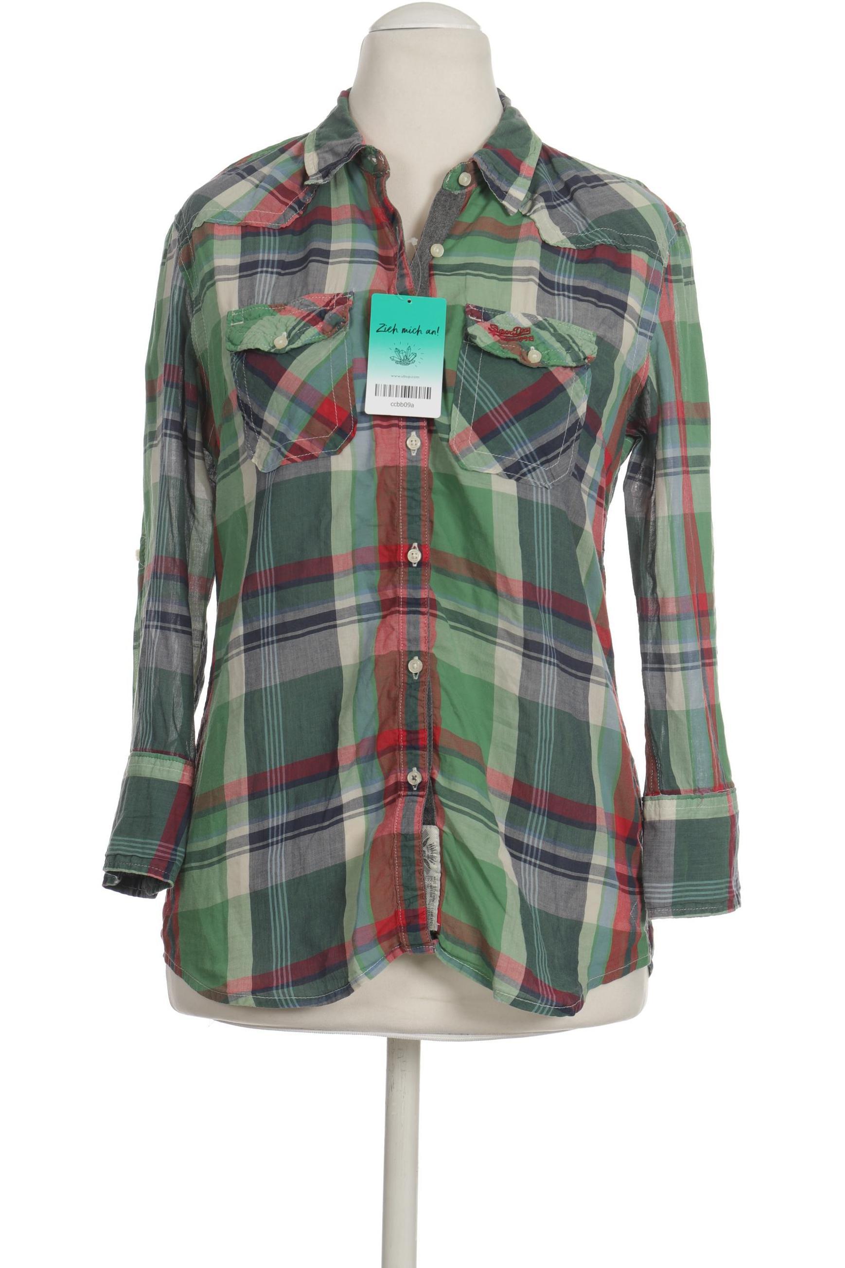 

Superdry Damen Bluse, grün, Gr.