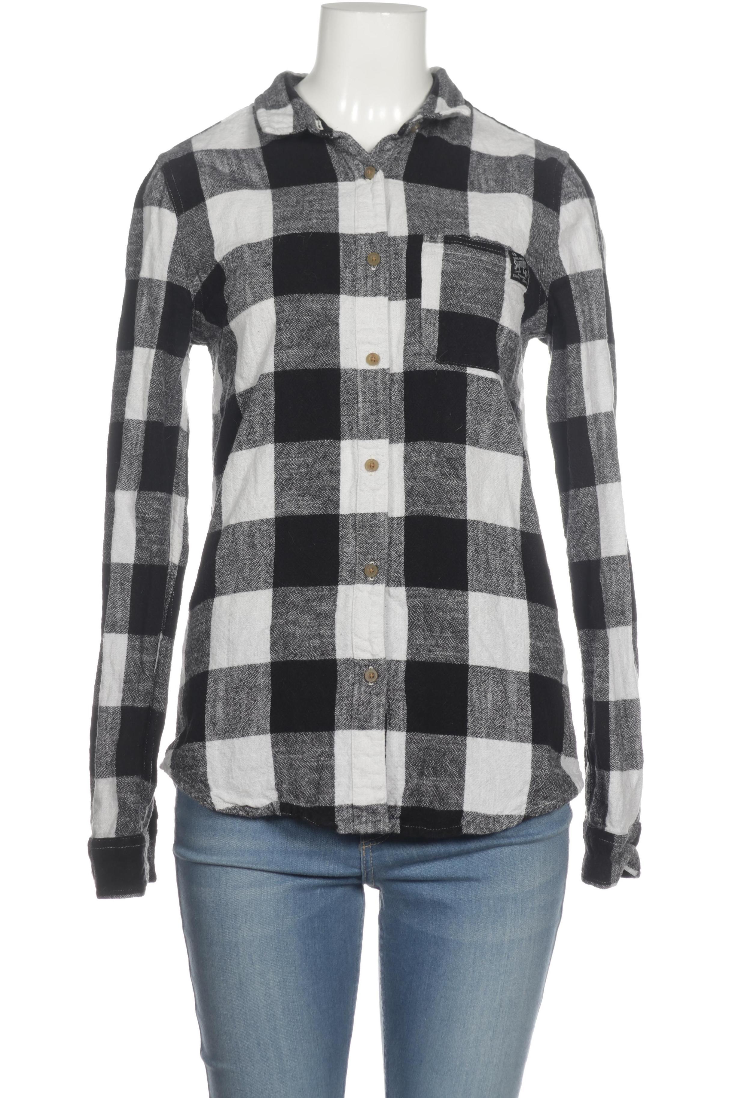 

Superdry Damen Bluse, schwarz, Gr.