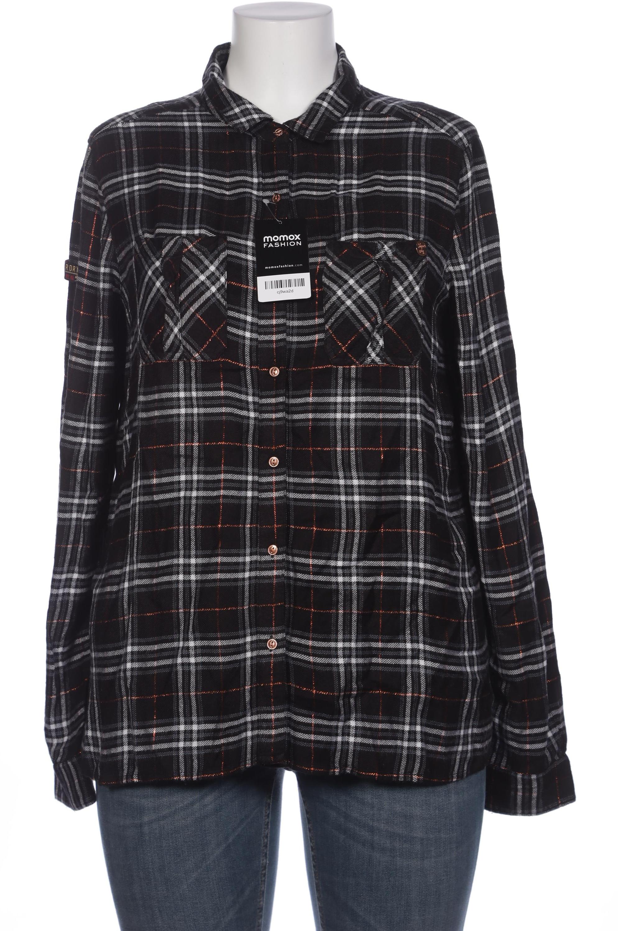 

Superdry Damen Bluse, schwarz, Gr. 42