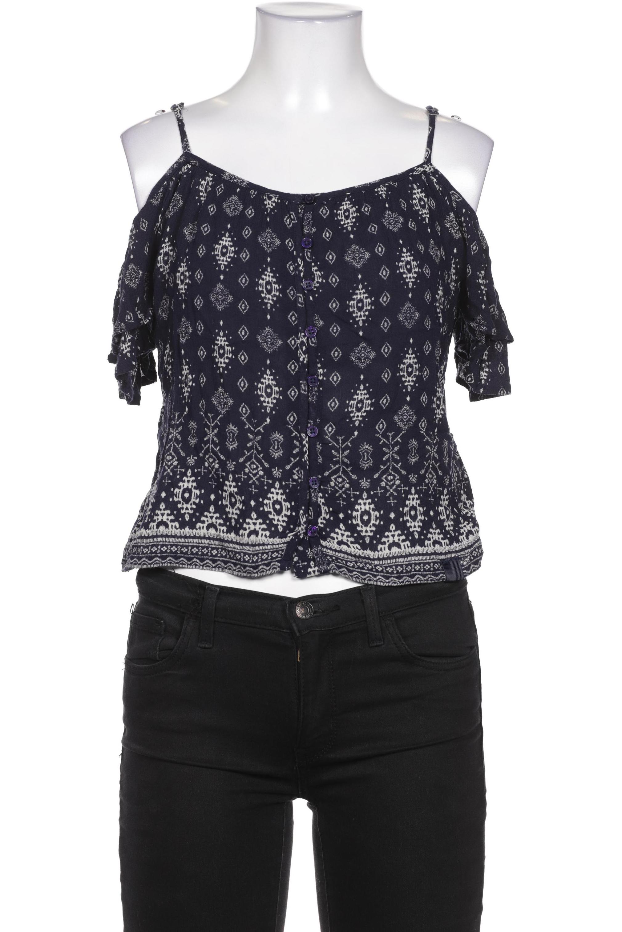 

Superdry Damen Bluse, marineblau, Gr. 34