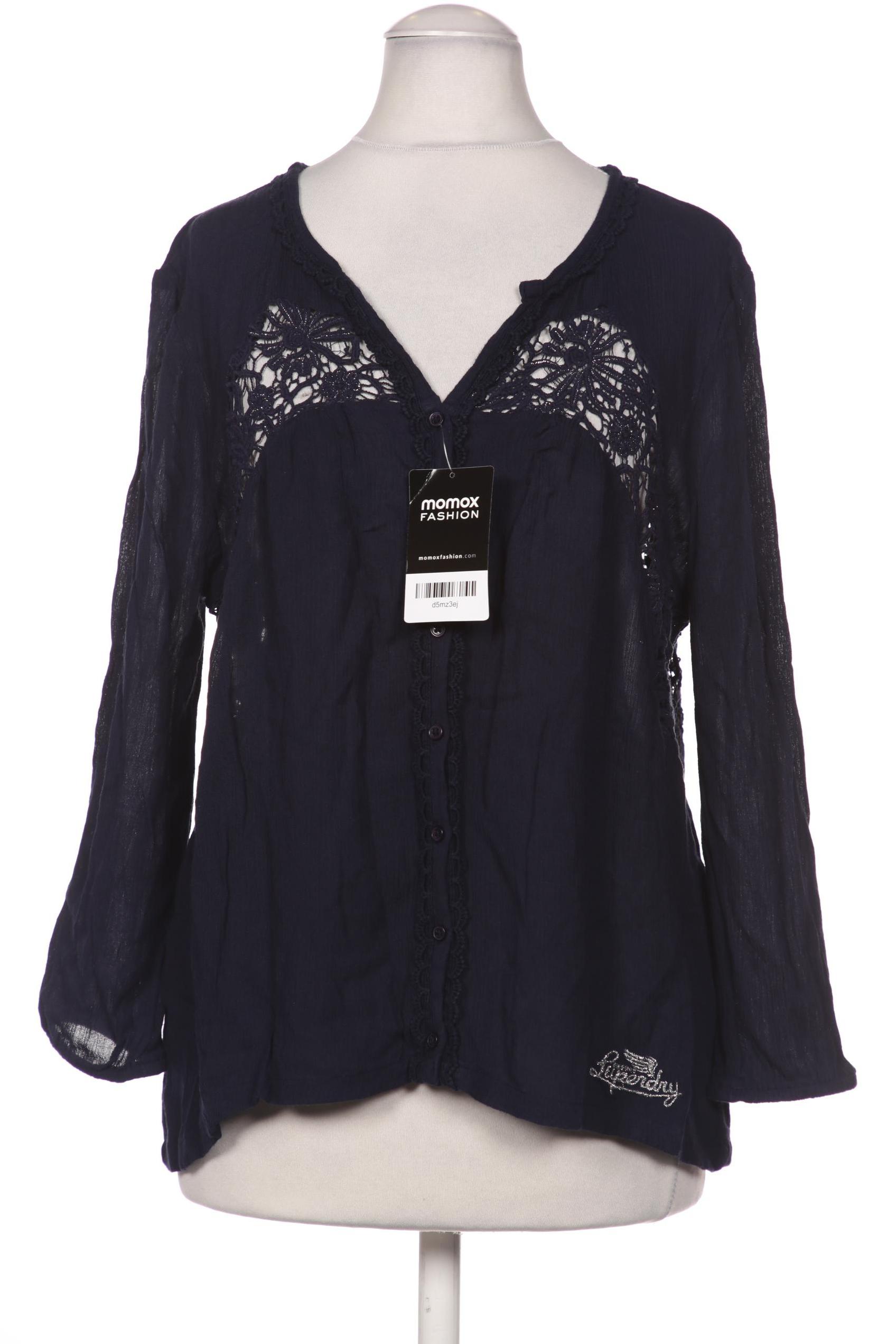 

Superdry Damen Bluse, marineblau, Gr. 38