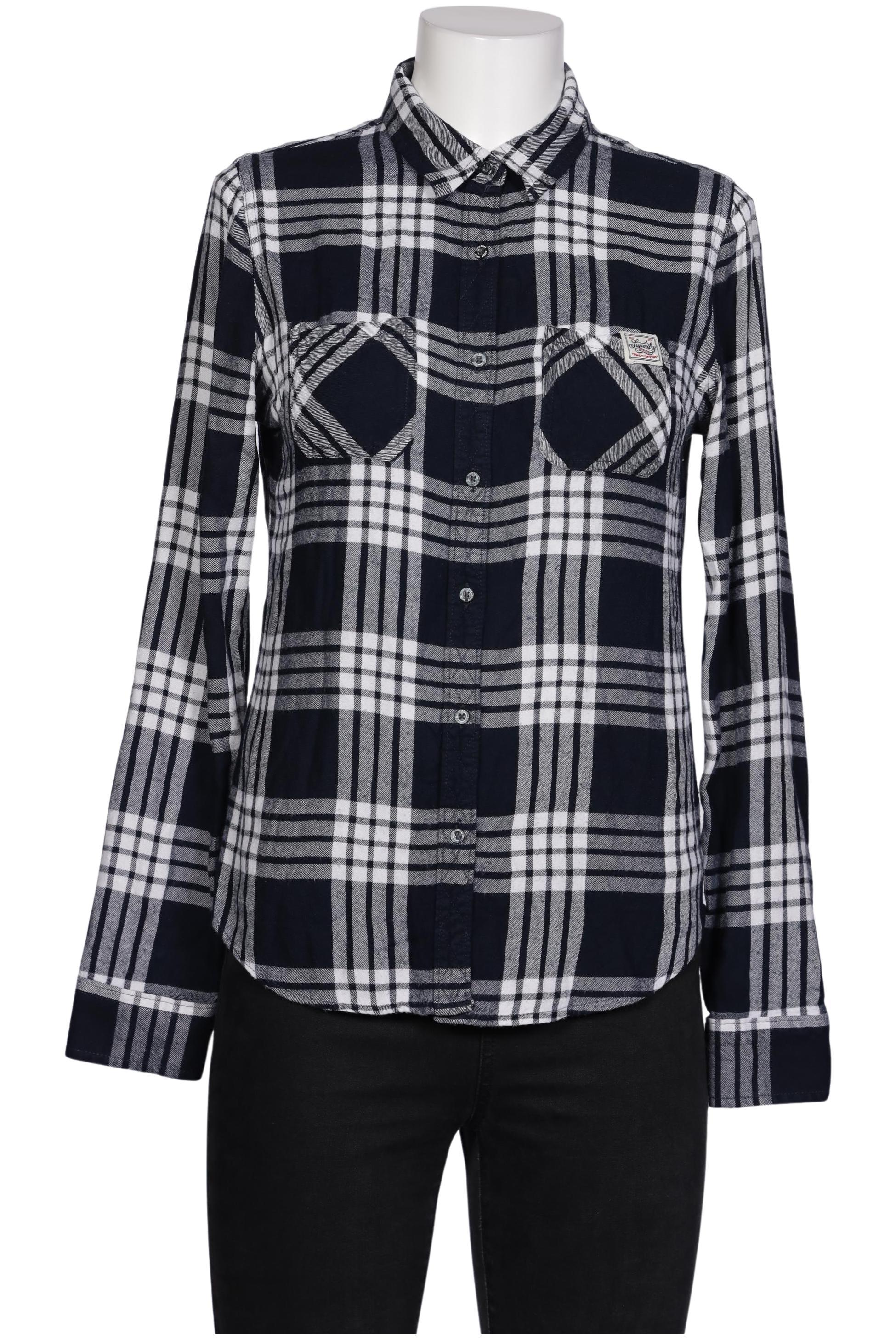 

Superdry Damen Bluse, marineblau, Gr. 38