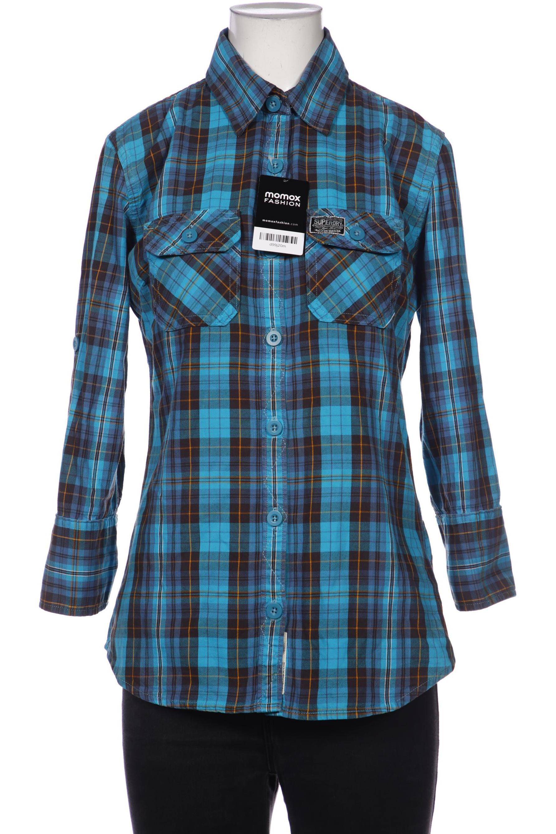 

Superdry Damen Bluse, blau