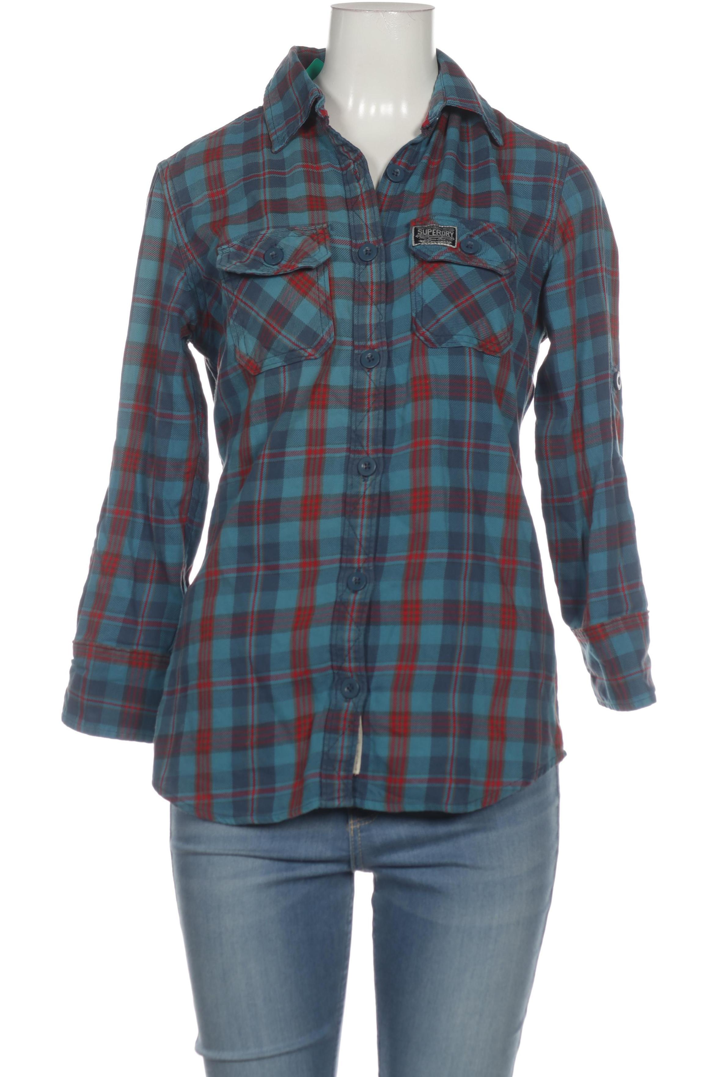 

Superdry Damen Bluse, blau, Gr.