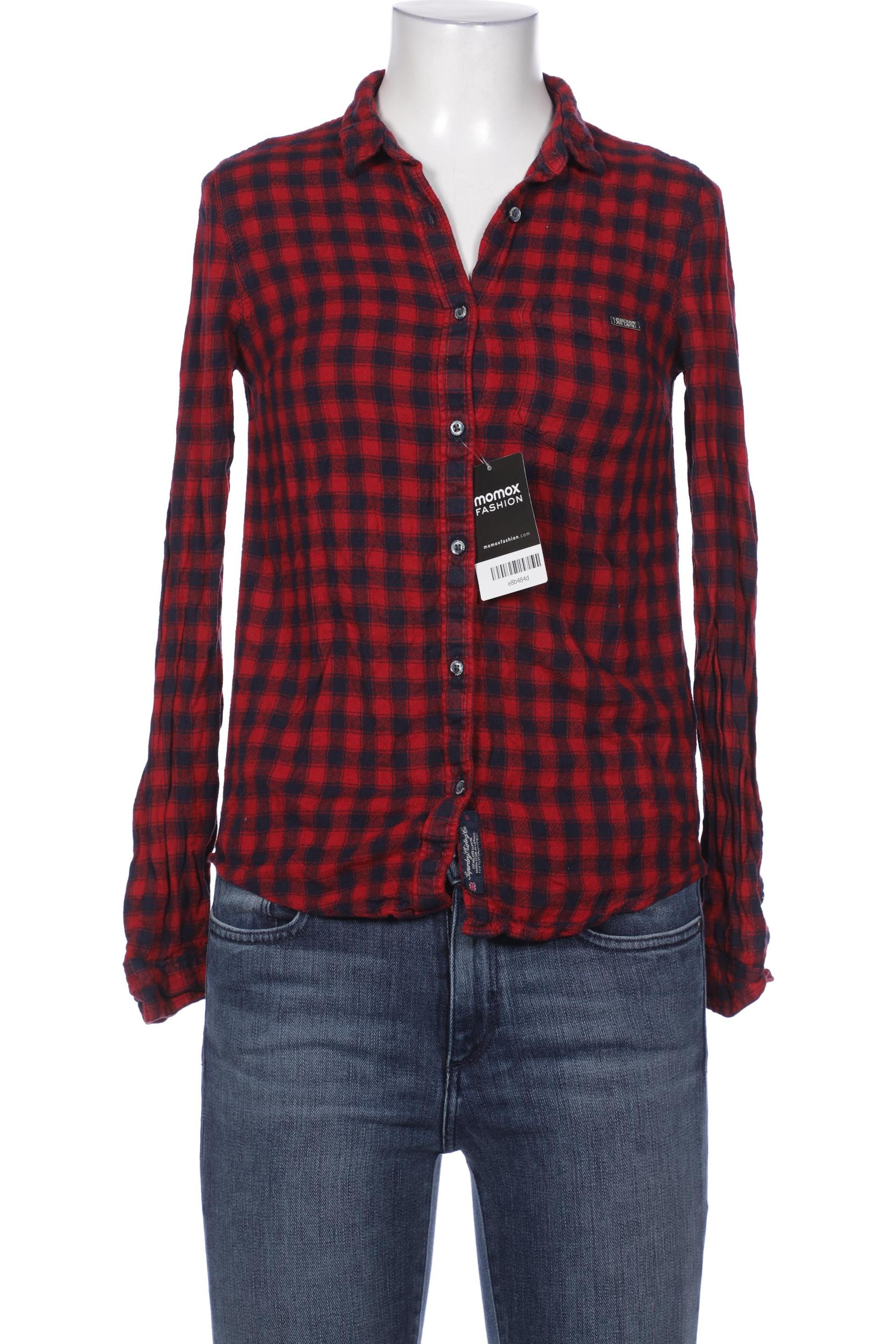 

Superdry Damen Bluse, rot, Gr. 34