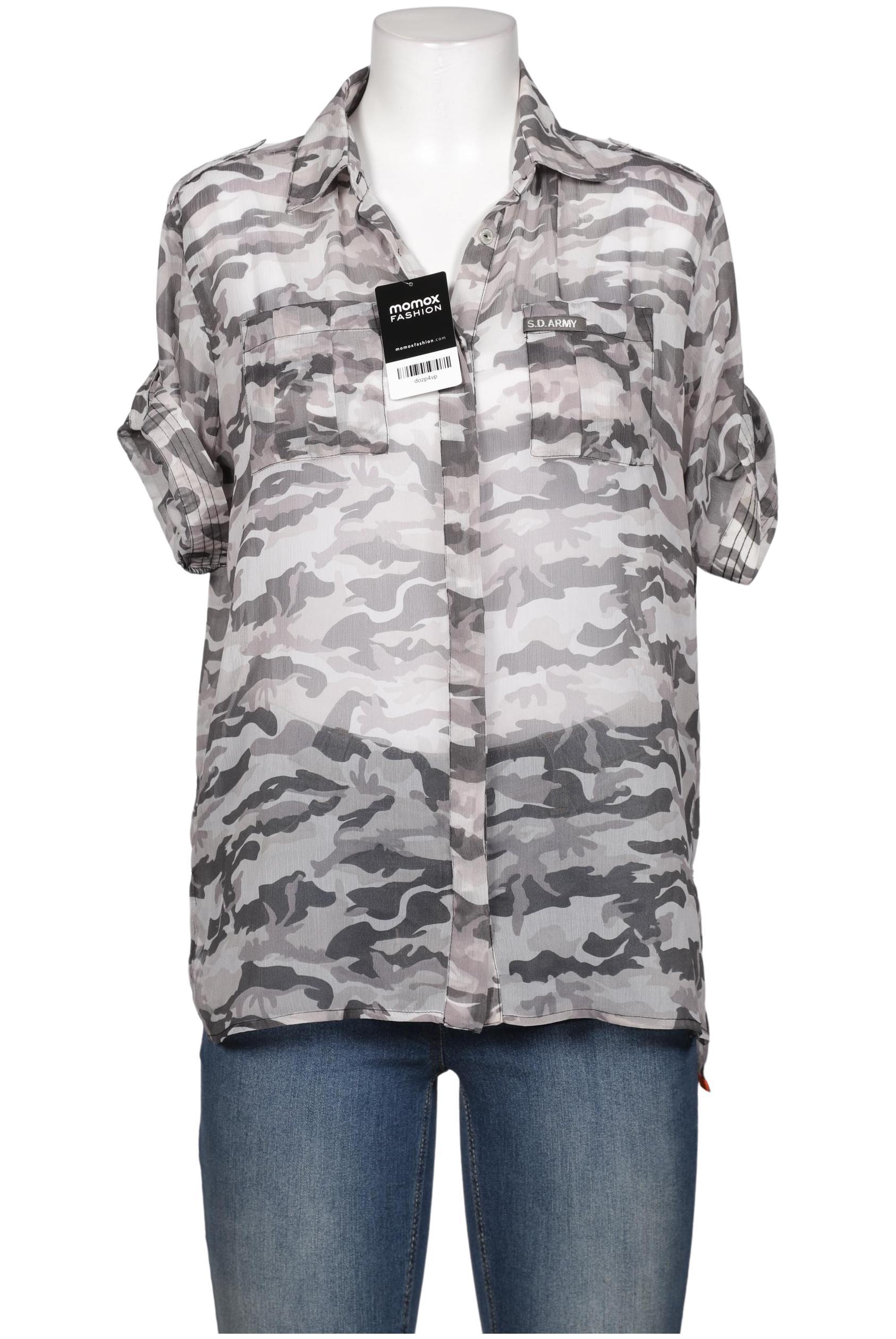 

Superdry Damen Bluse, grau, Gr. 42