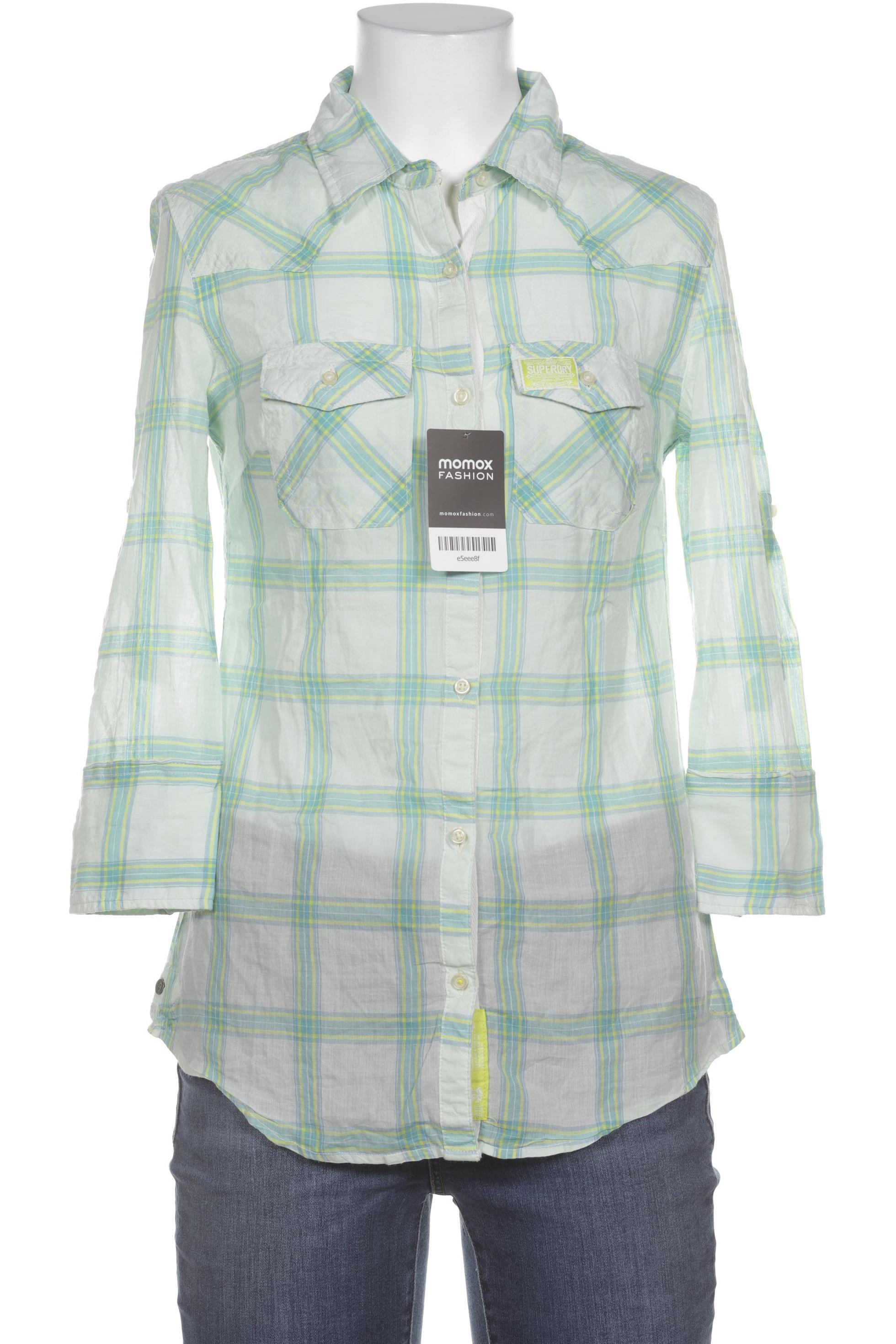 

Superdry Damen Bluse, türkis, Gr. 36