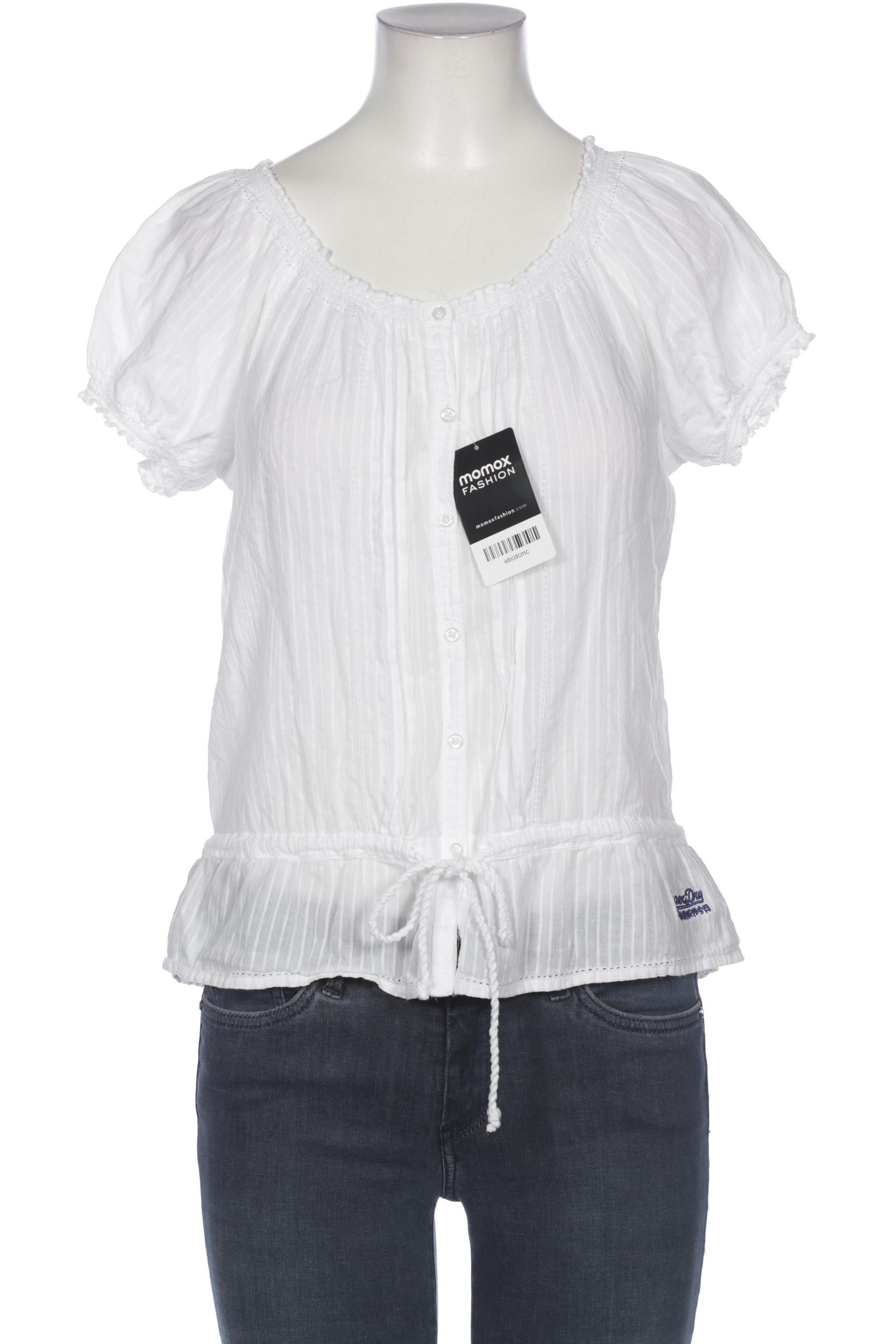 

Superdry Damen Bluse, weiß, Gr. 36