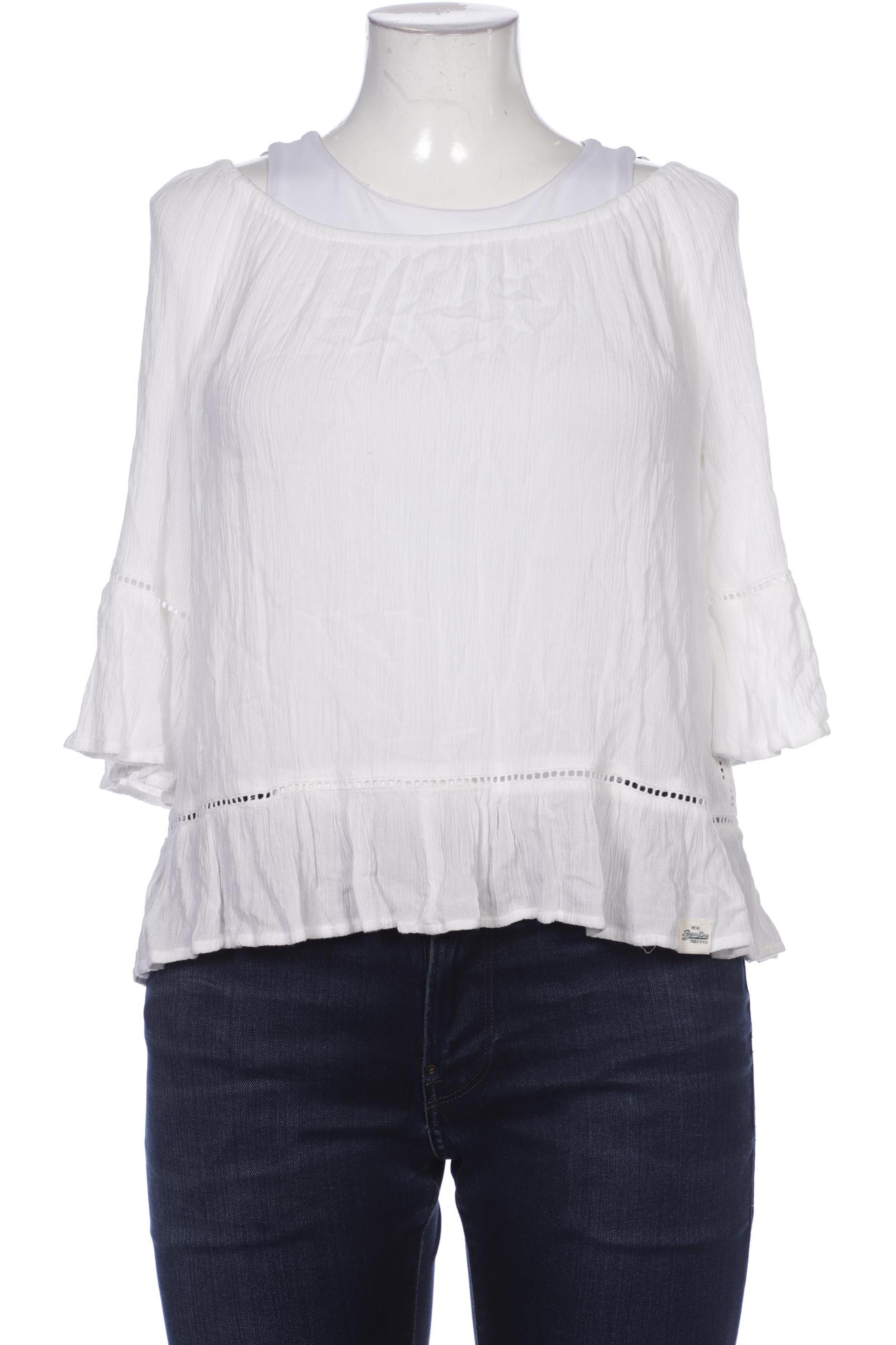 

Superdry Damen Bluse, weiß, Gr. 44