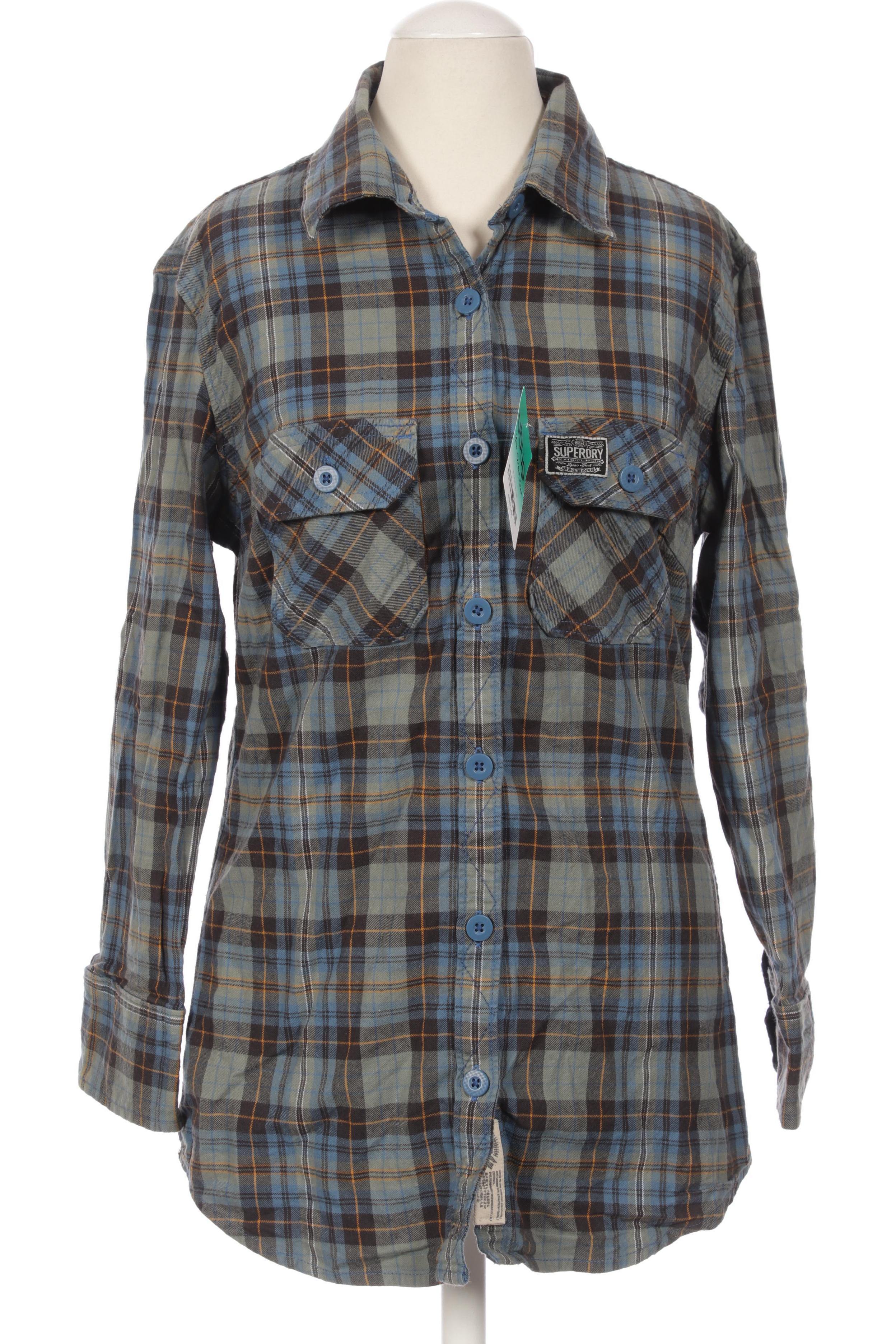 

Superdry Damen Bluse, blau, Gr.