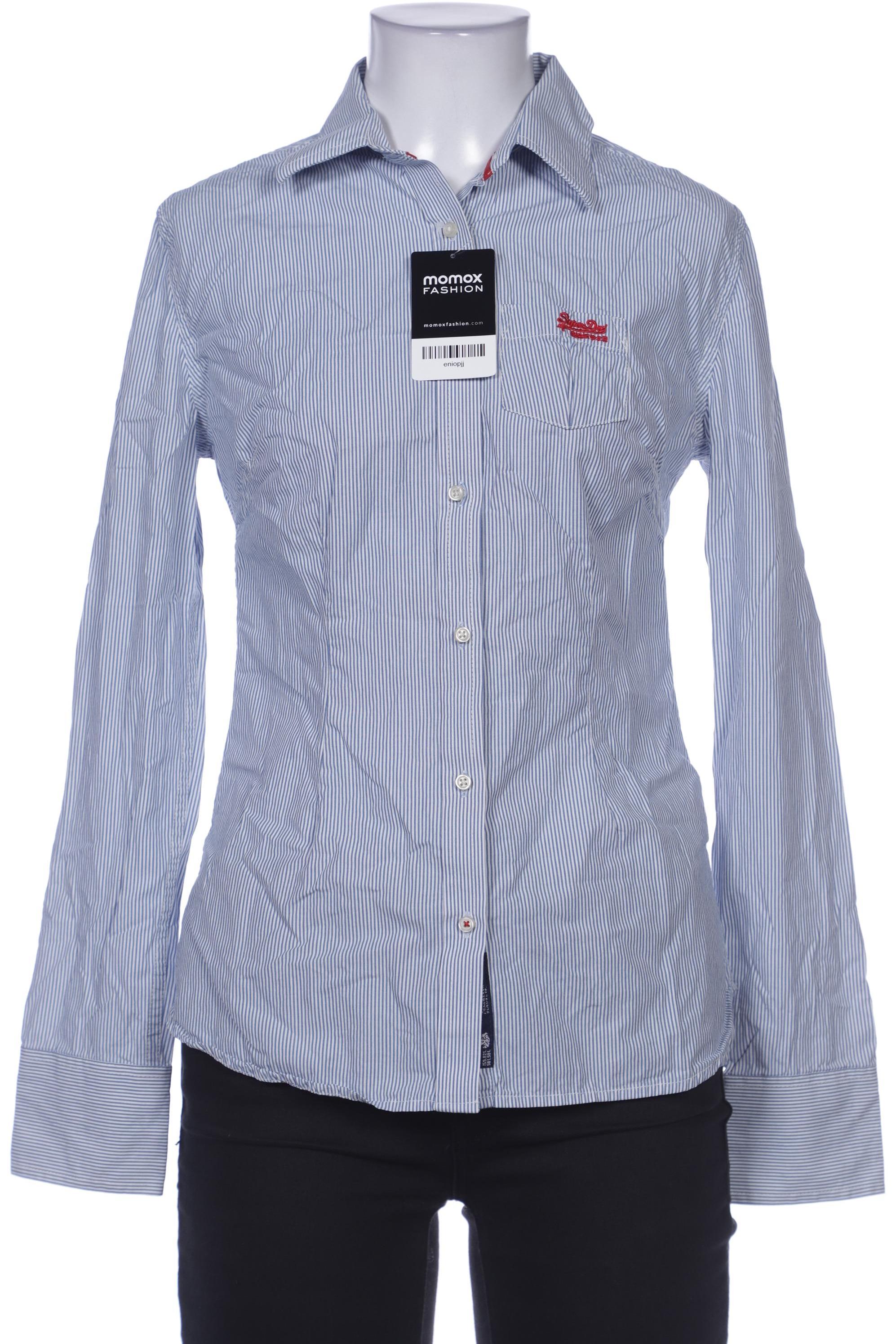 

Superdry Damen Bluse, blau, Gr. 36