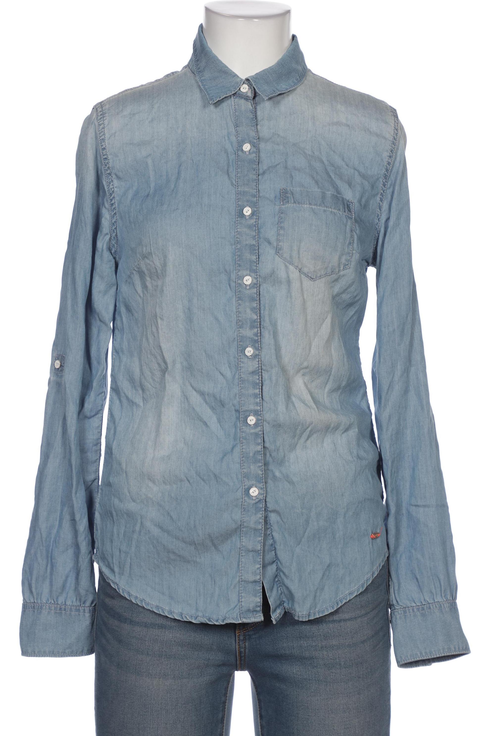 

Superdry Damen Bluse, blau, Gr. 36