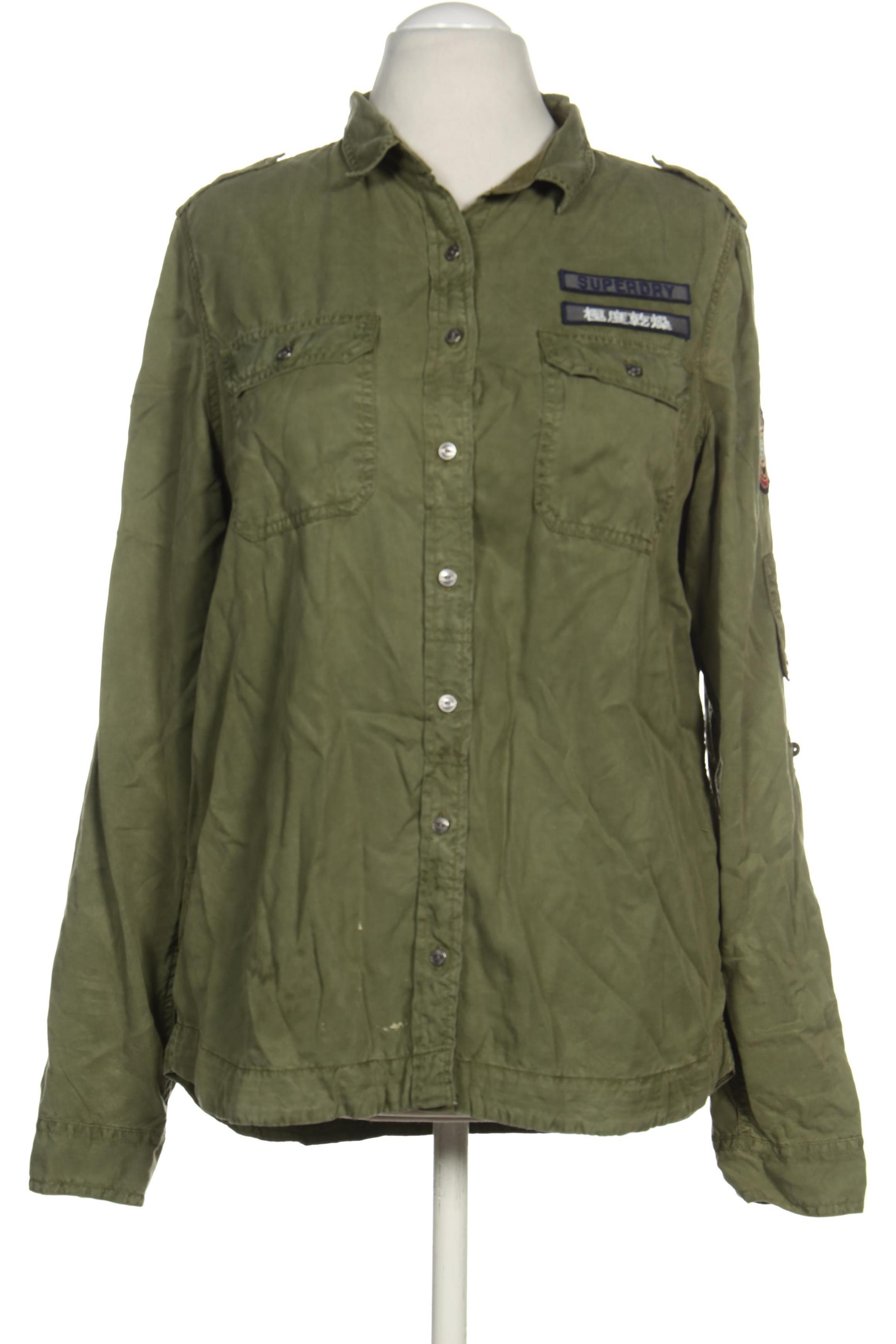 

Superdry Damen Bluse, grün, Gr.