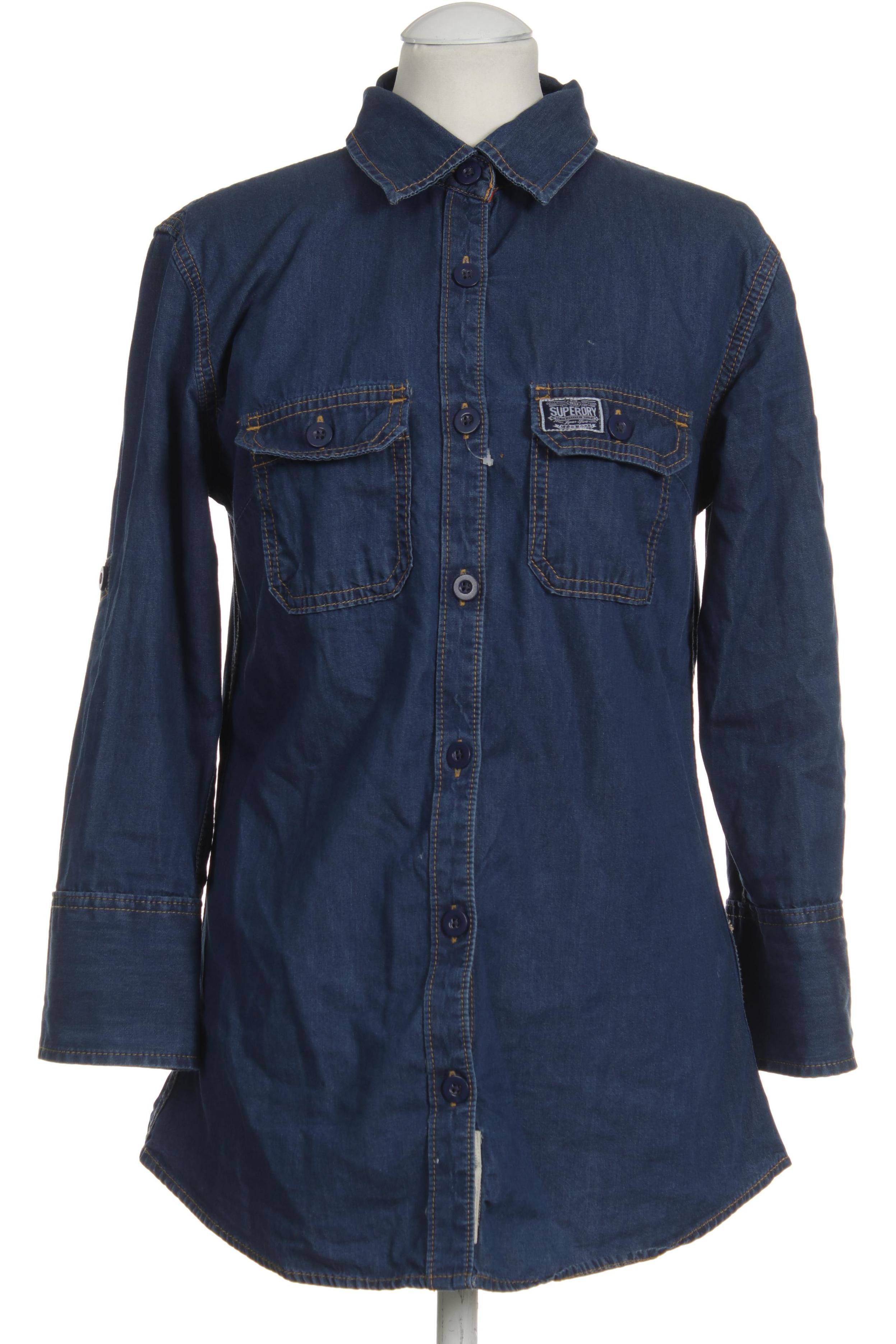 

Superdry Damen Bluse, blau, Gr.
