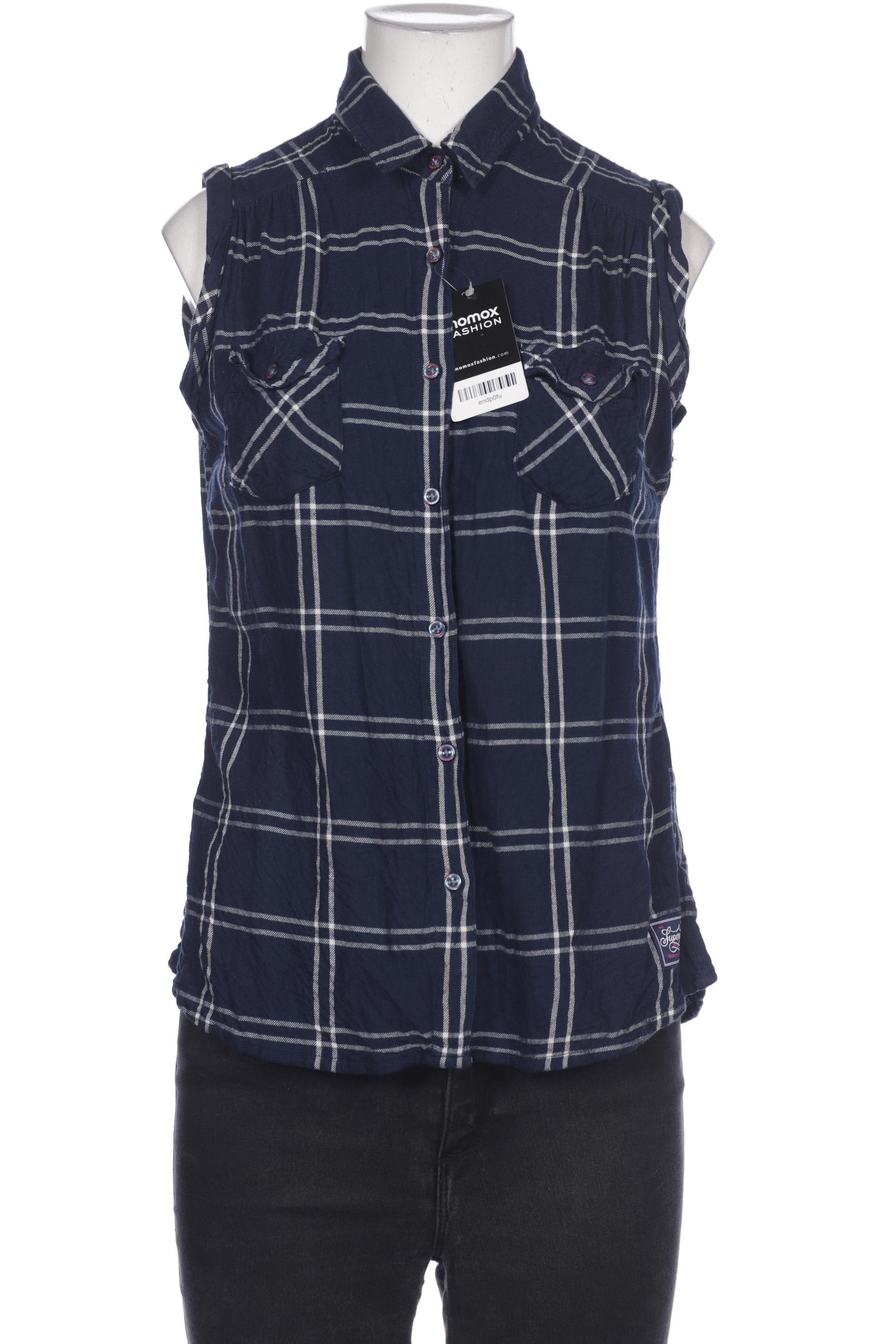 

Superdry Damen Bluse, marineblau, Gr. 36
