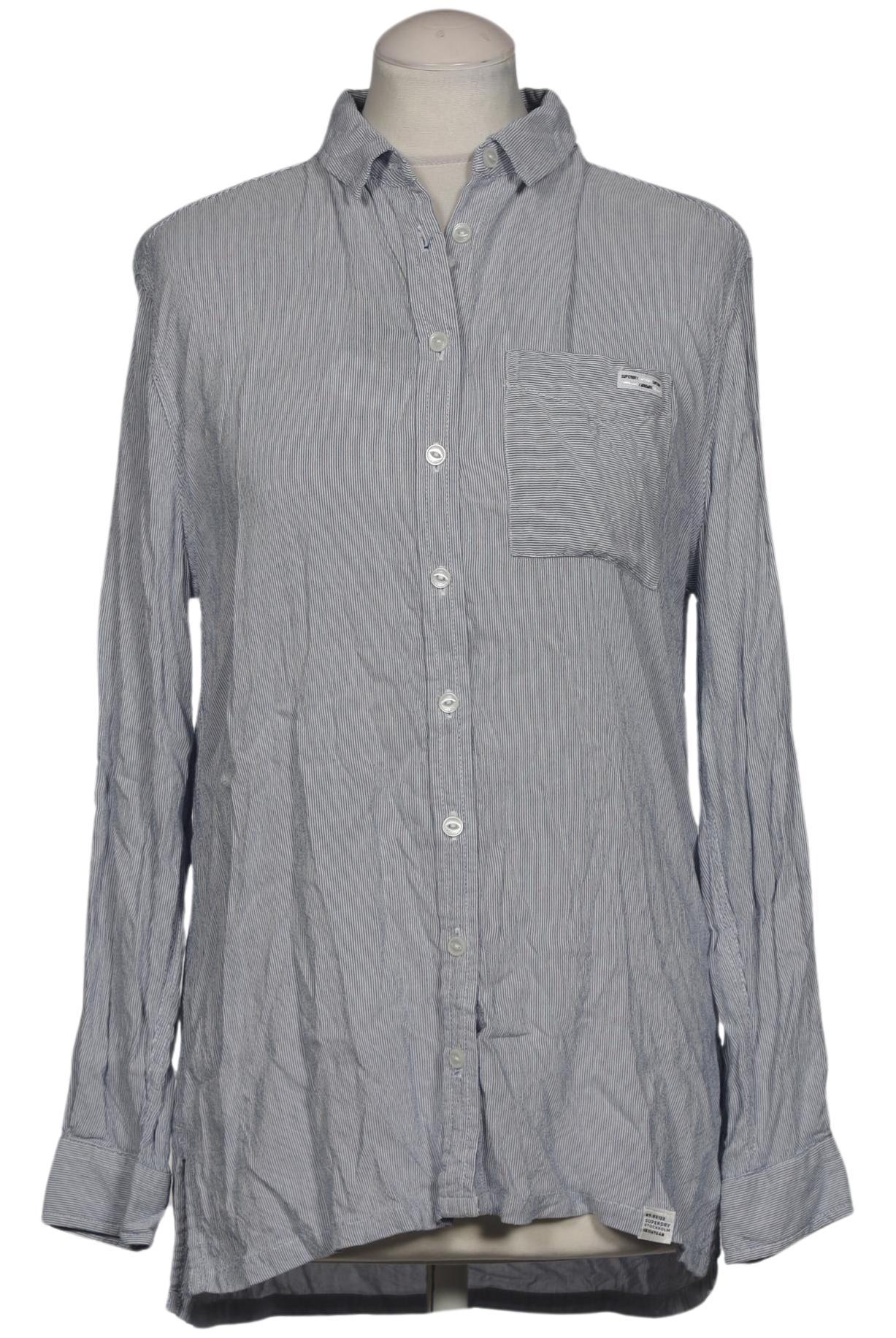 

Superdry Damen Bluse, hellblau, Gr. 38