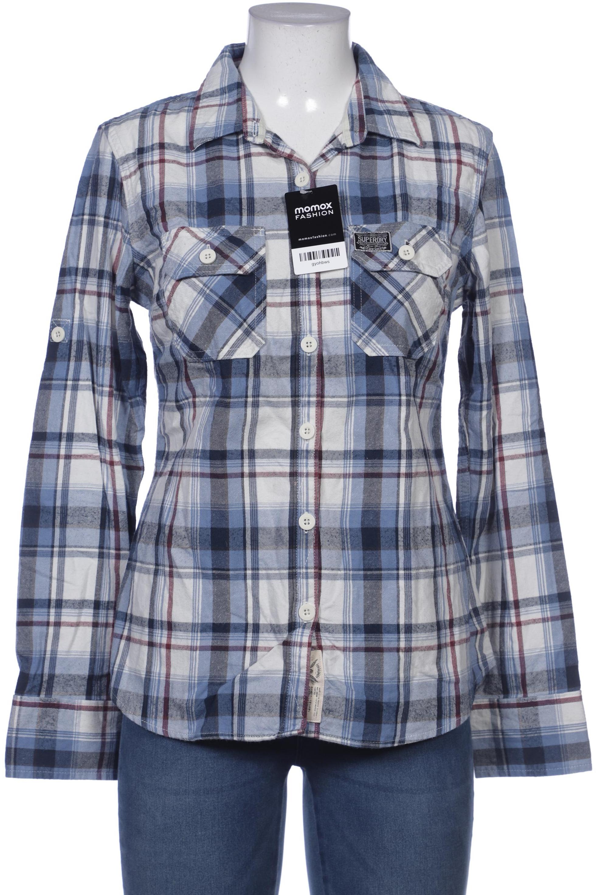 

Superdry Damen Bluse, blau, Gr. 42