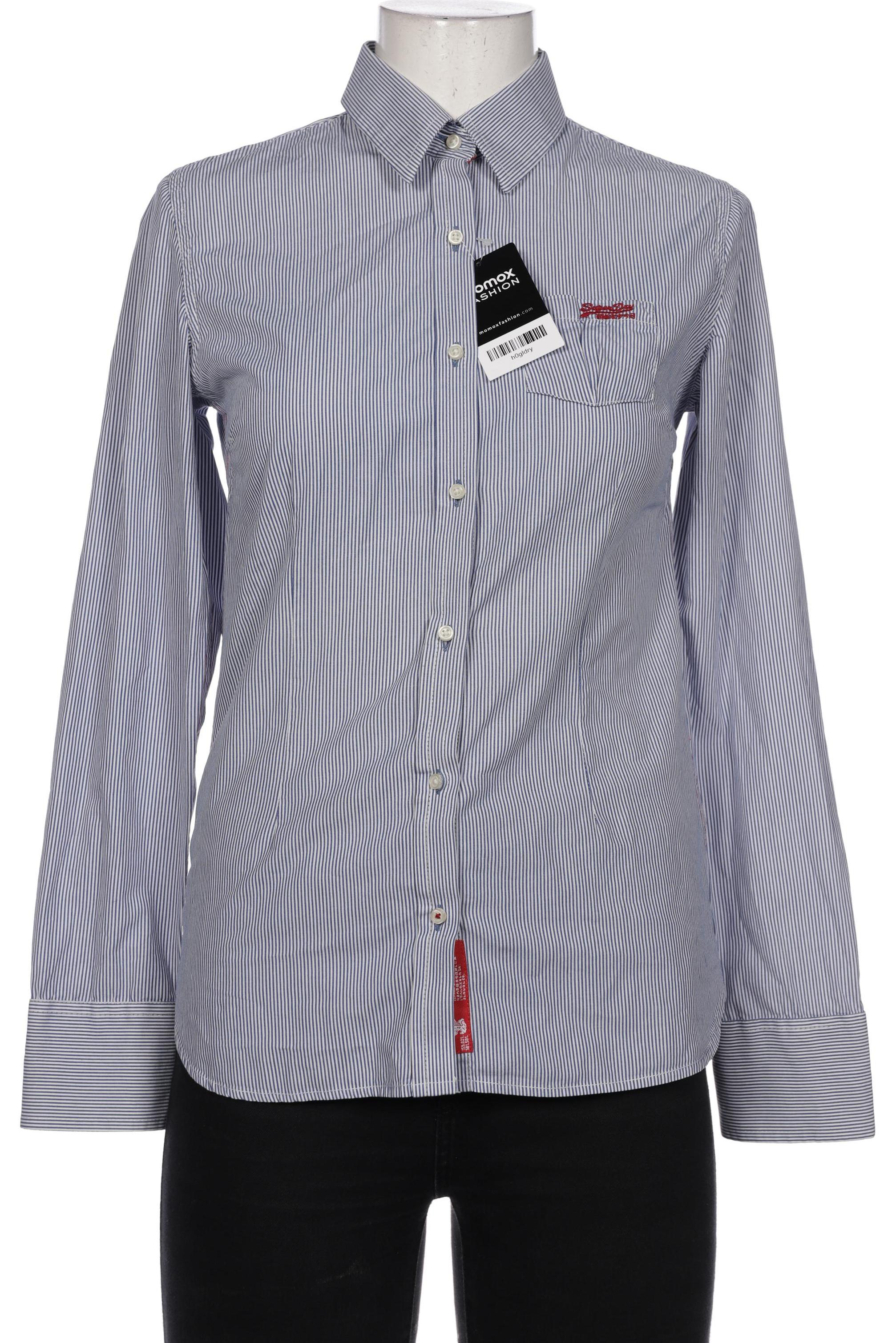 

Superdry Damen Bluse, blau, Gr. 38