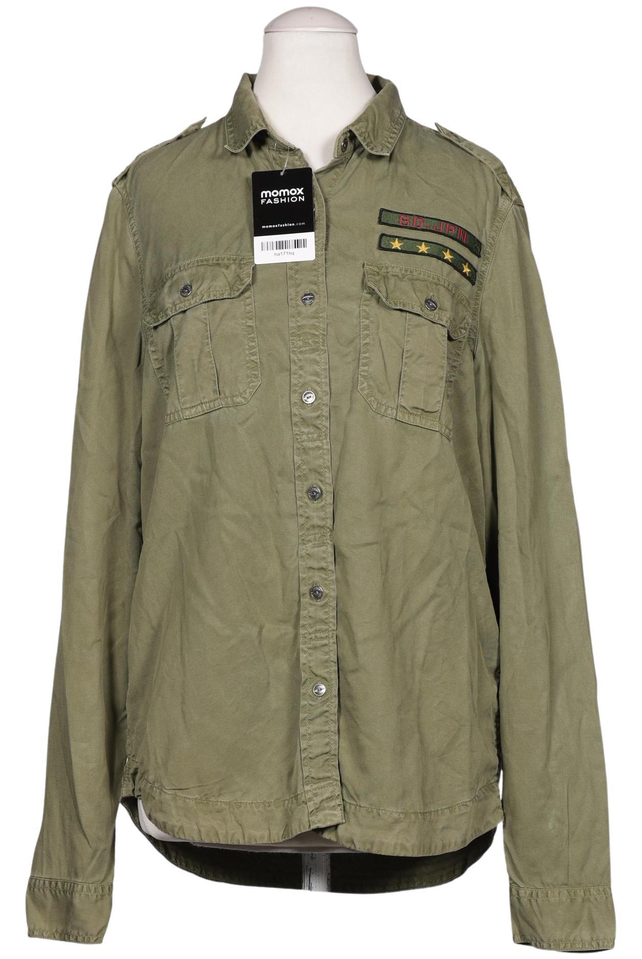 

Superdry Damen Bluse, grün, Gr. 36