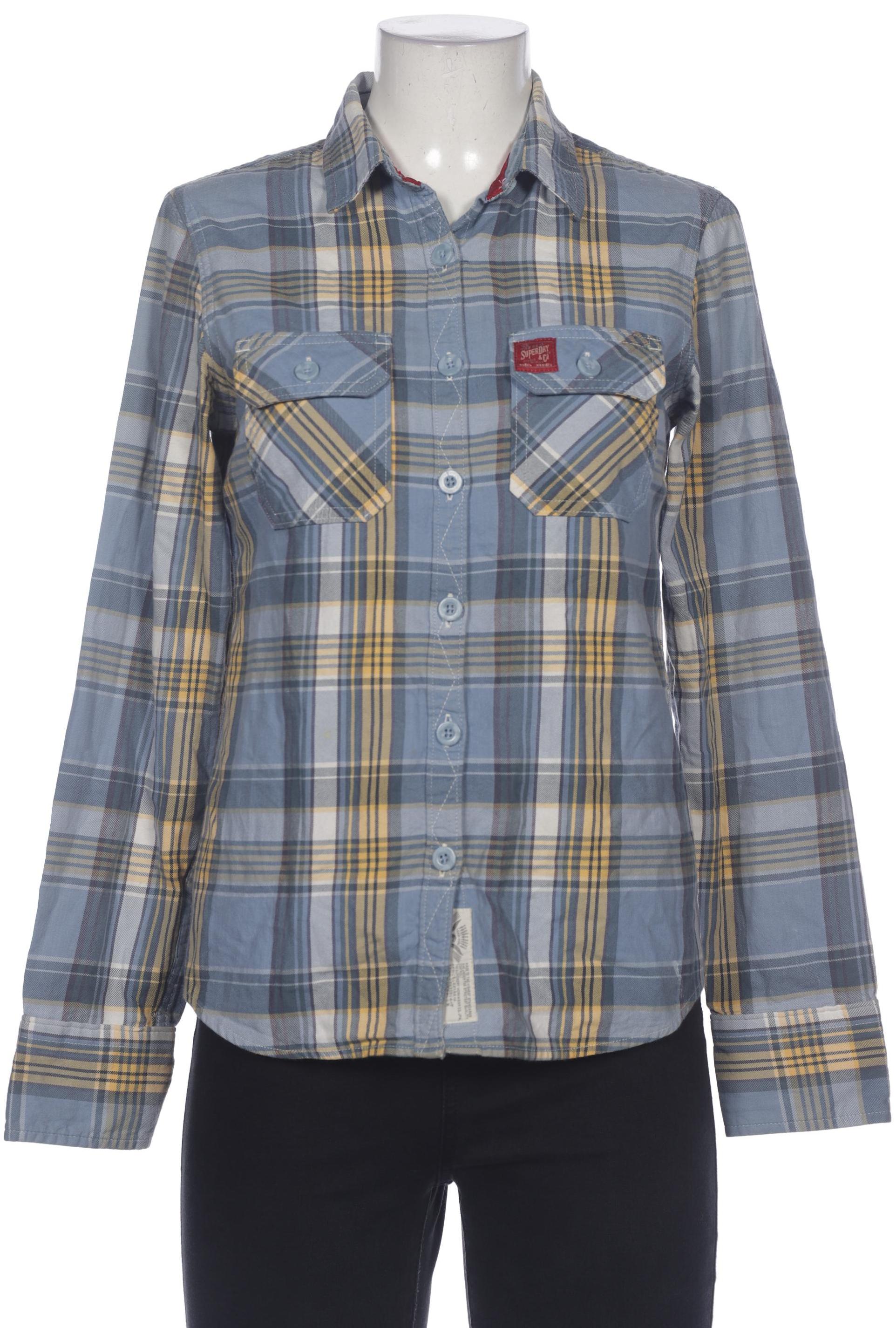 

Superdry Damen Bluse, blau, Gr. 38