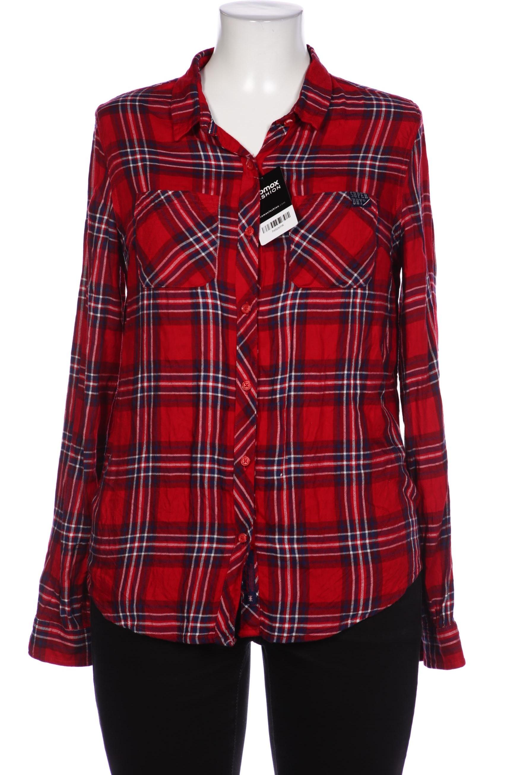 

Superdry Damen Bluse, rot, Gr. 42