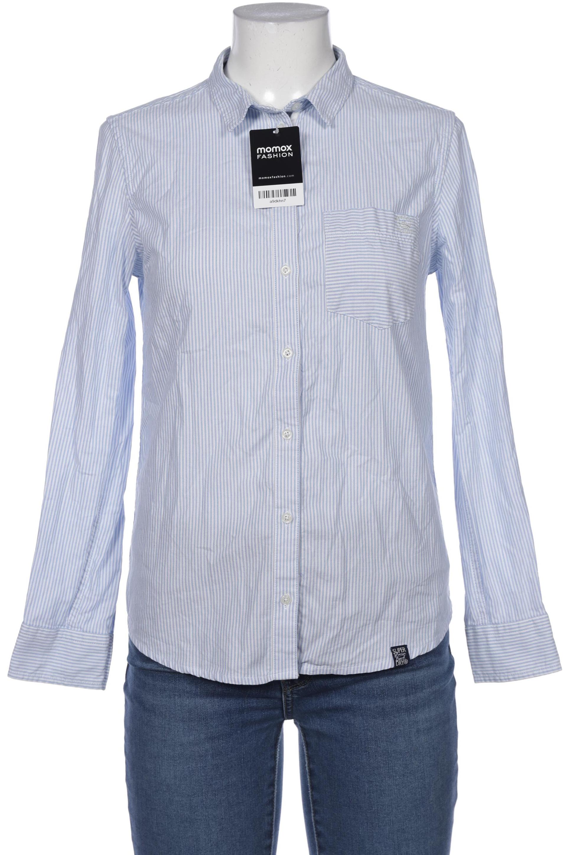 

Superdry Damen Bluse, blau, Gr. 38