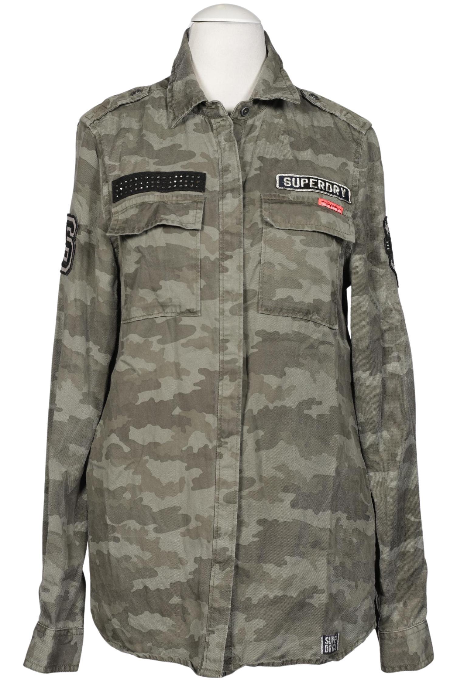 

Superdry Damen Bluse, grün, Gr. 34