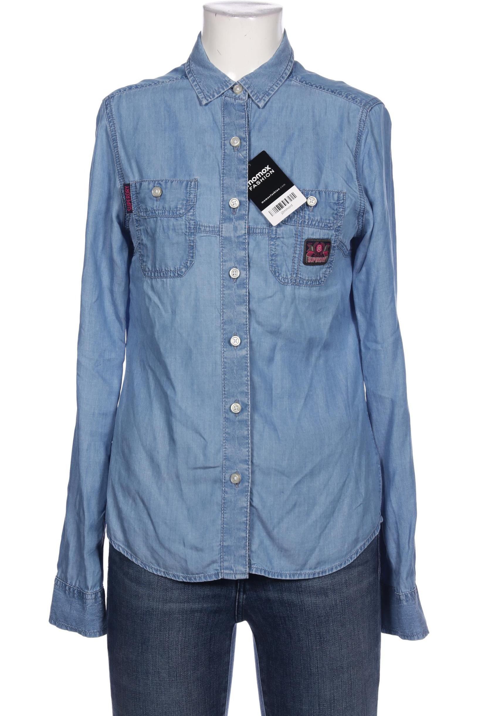 

Superdry Damen Bluse, blau