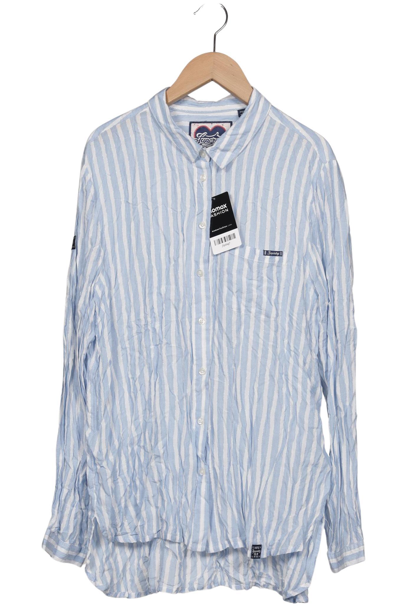 

Superdry Damen Bluse, hellblau, Gr. 44