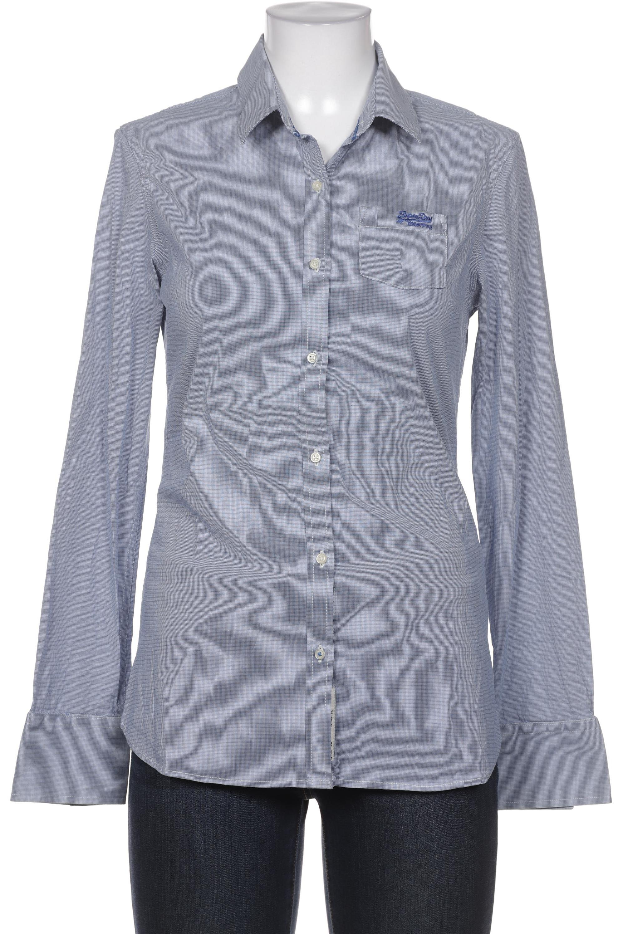 

Superdry Damen Bluse, blau, Gr. 38