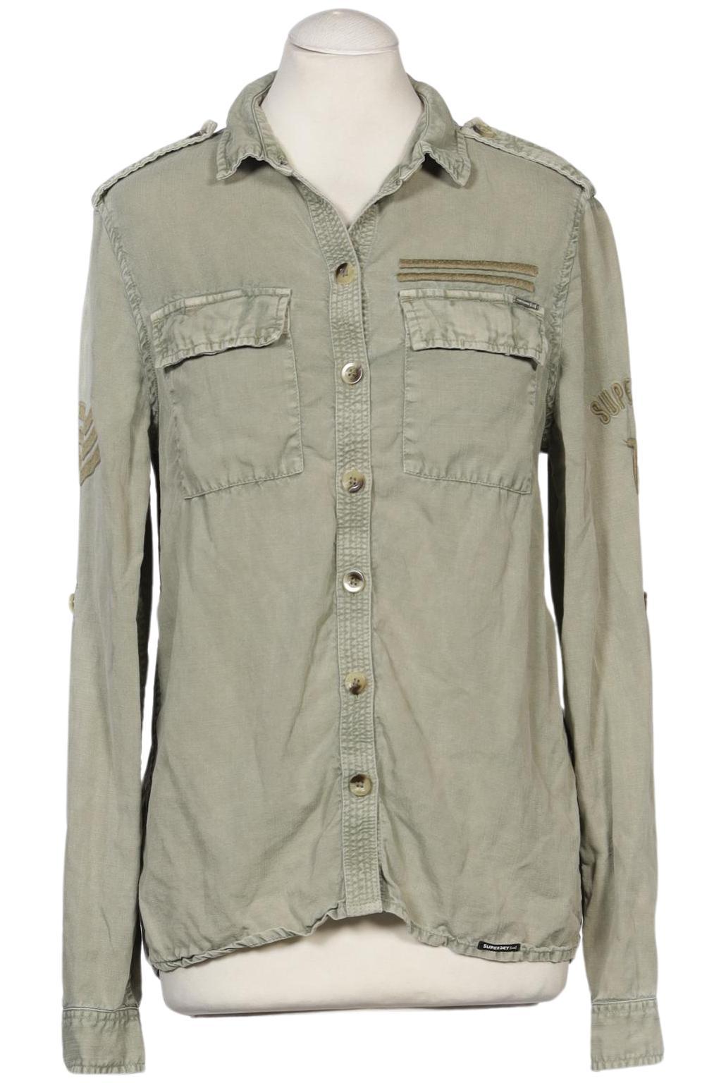 

Superdry Damen Bluse, grün, Gr. 38