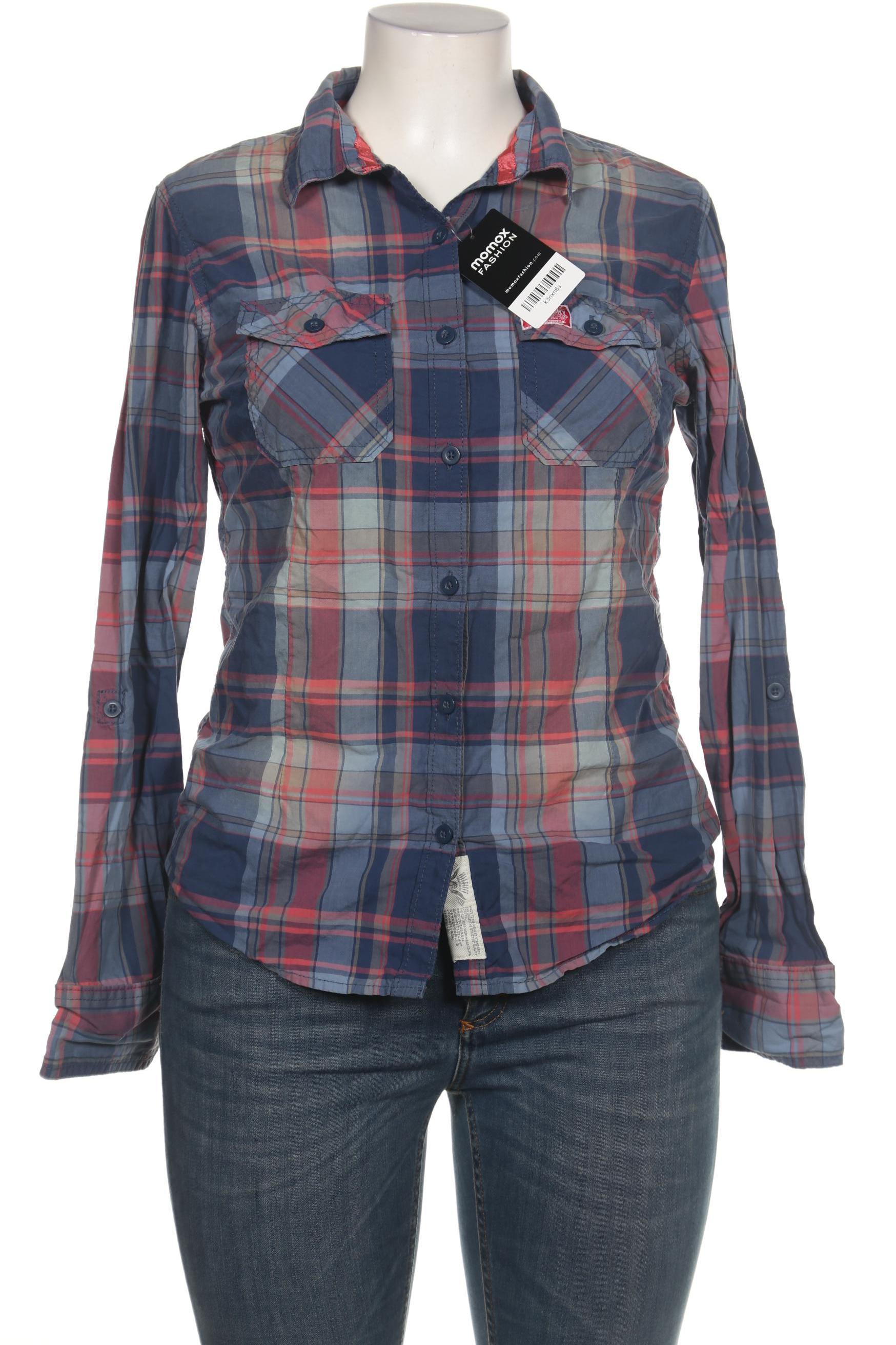 

Superdry Damen Bluse, blau, Gr. 42