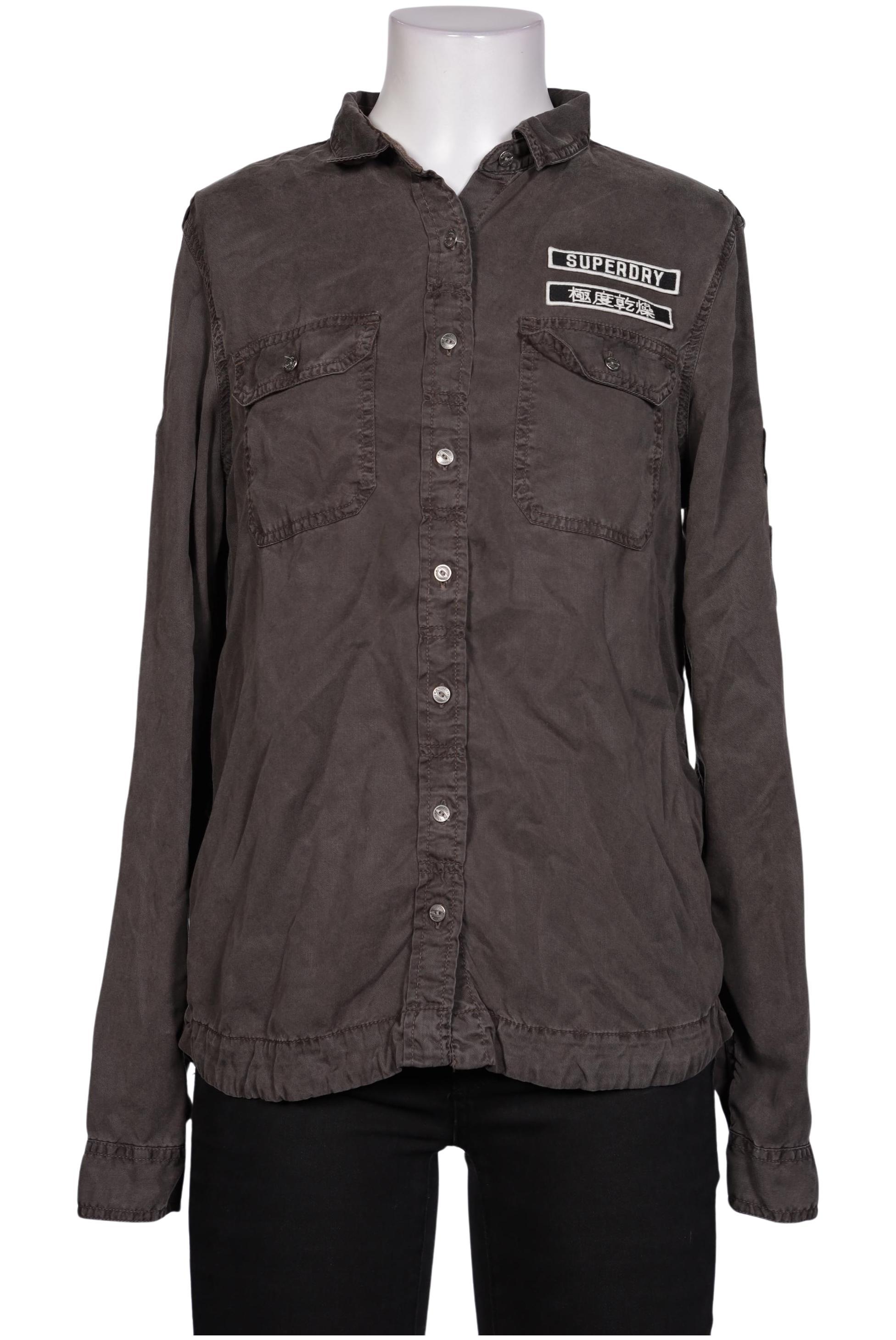 

Superdry Damen Bluse, grau, Gr. 36