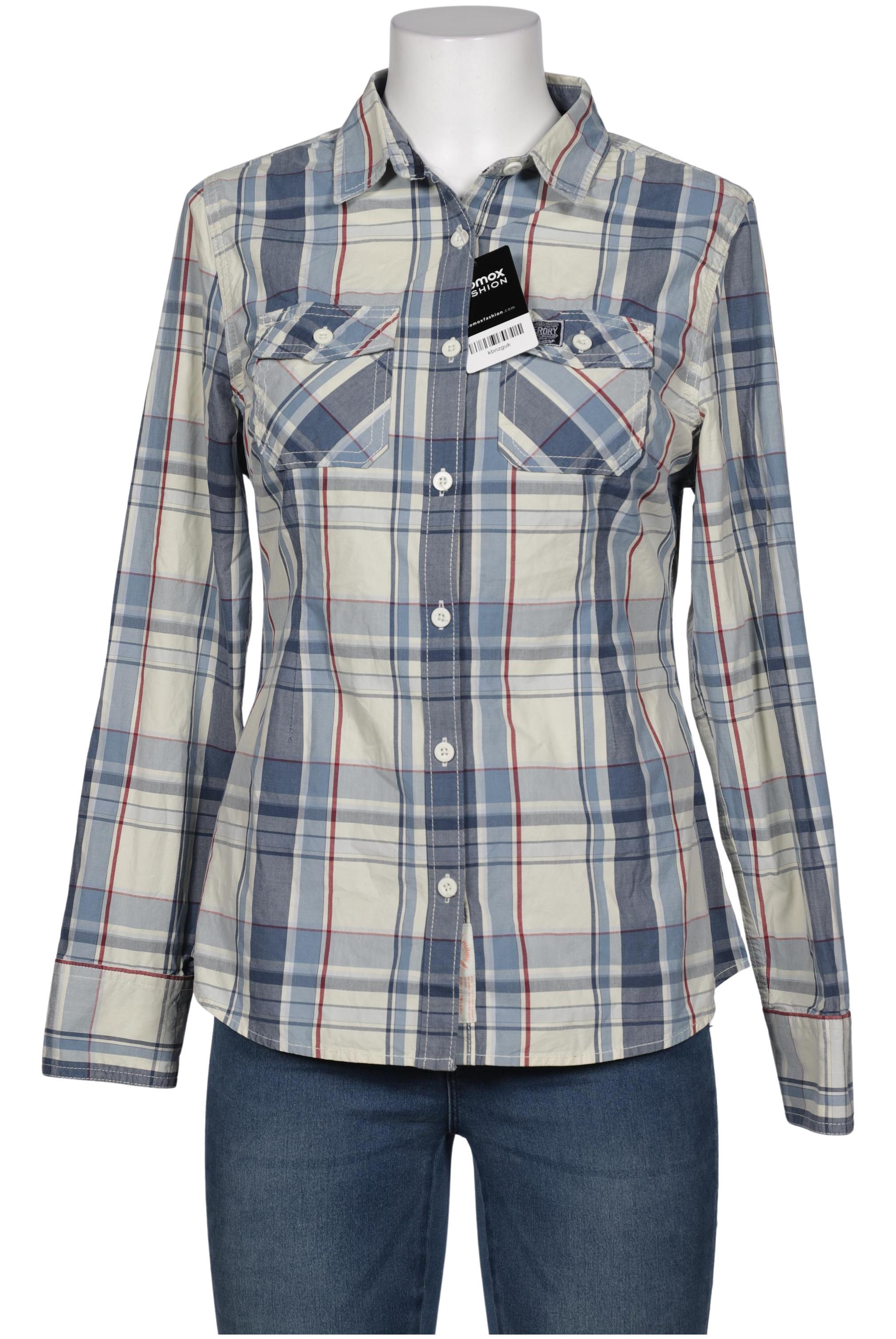 

Superdry Damen Bluse, blau, Gr. 42