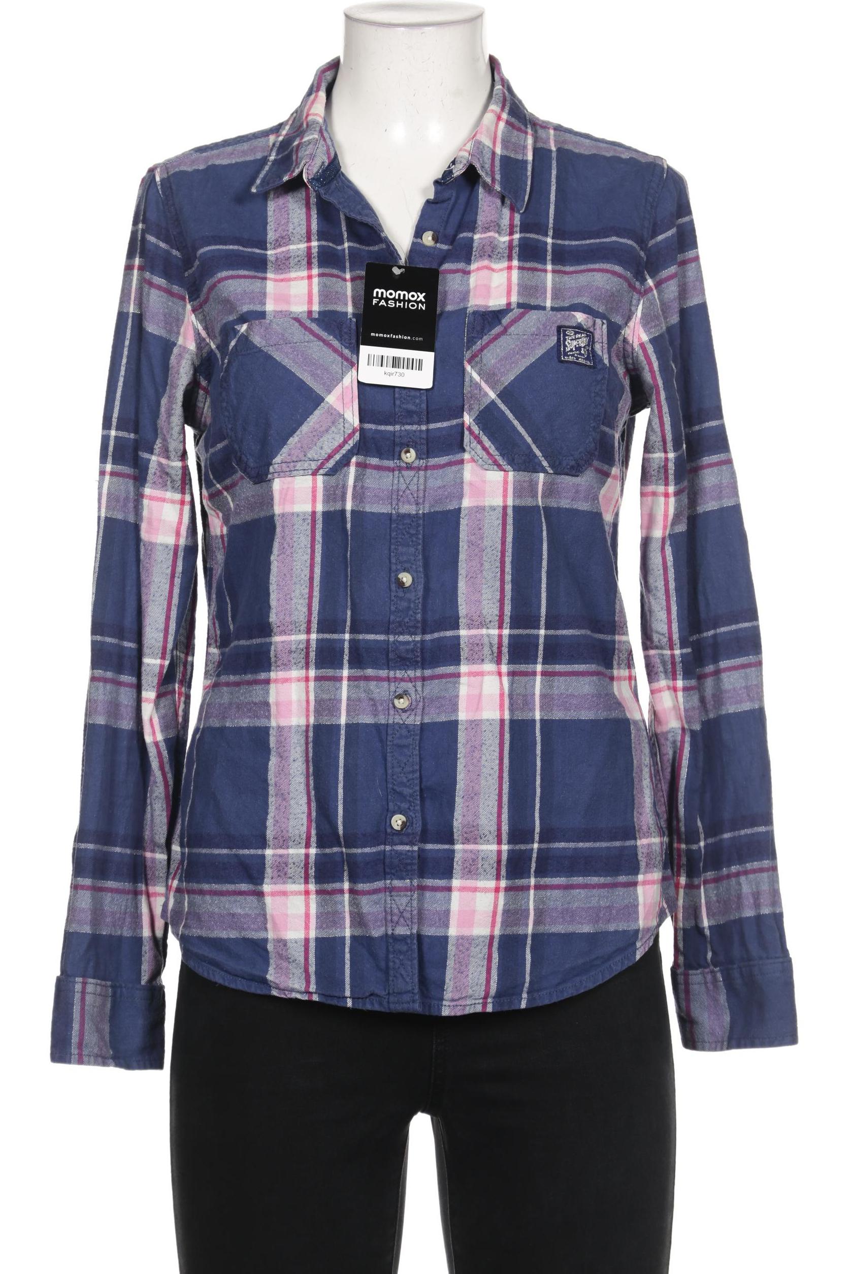 

Superdry Damen Bluse, blau