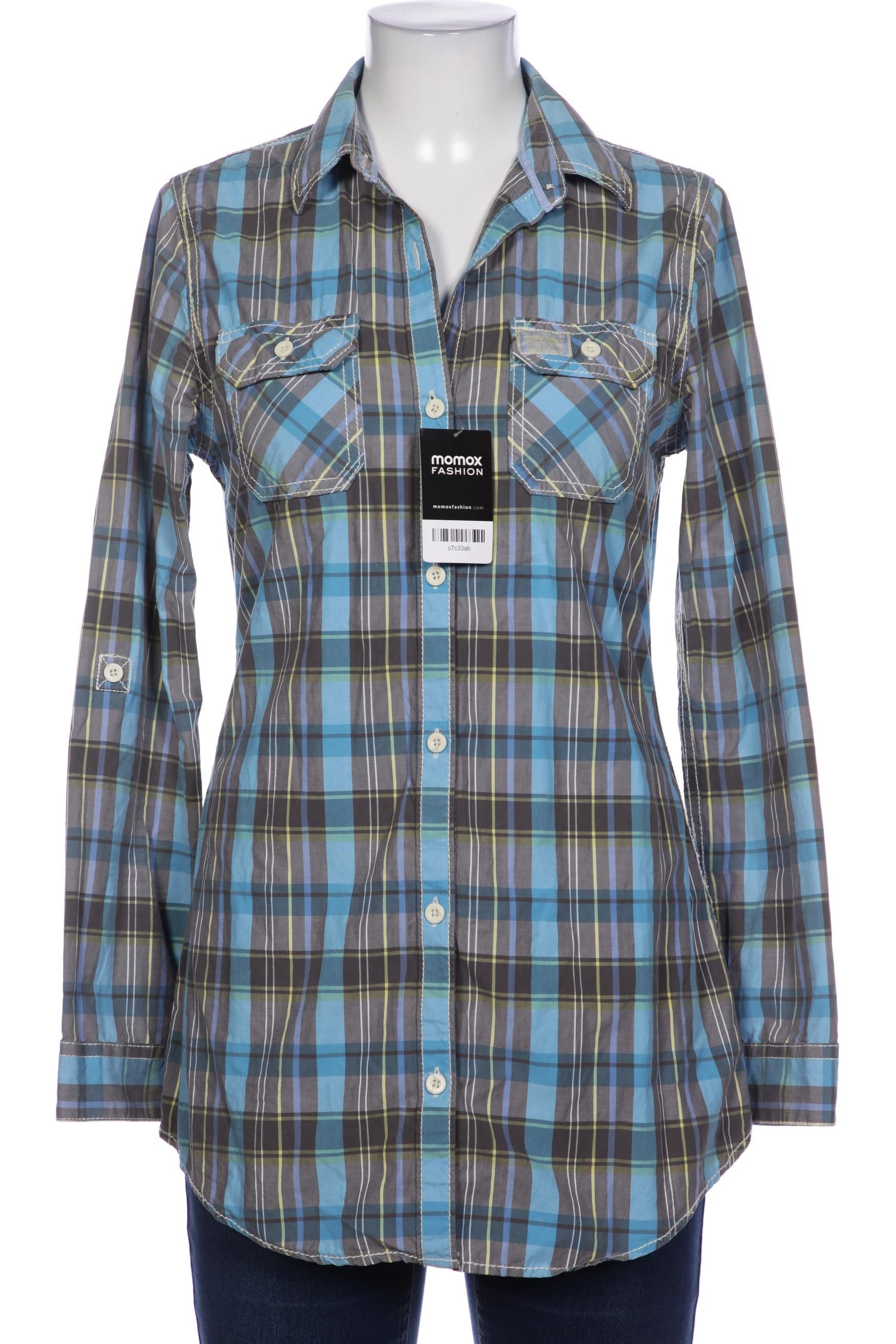

Superdry Damen Bluse, blau, Gr. 42
