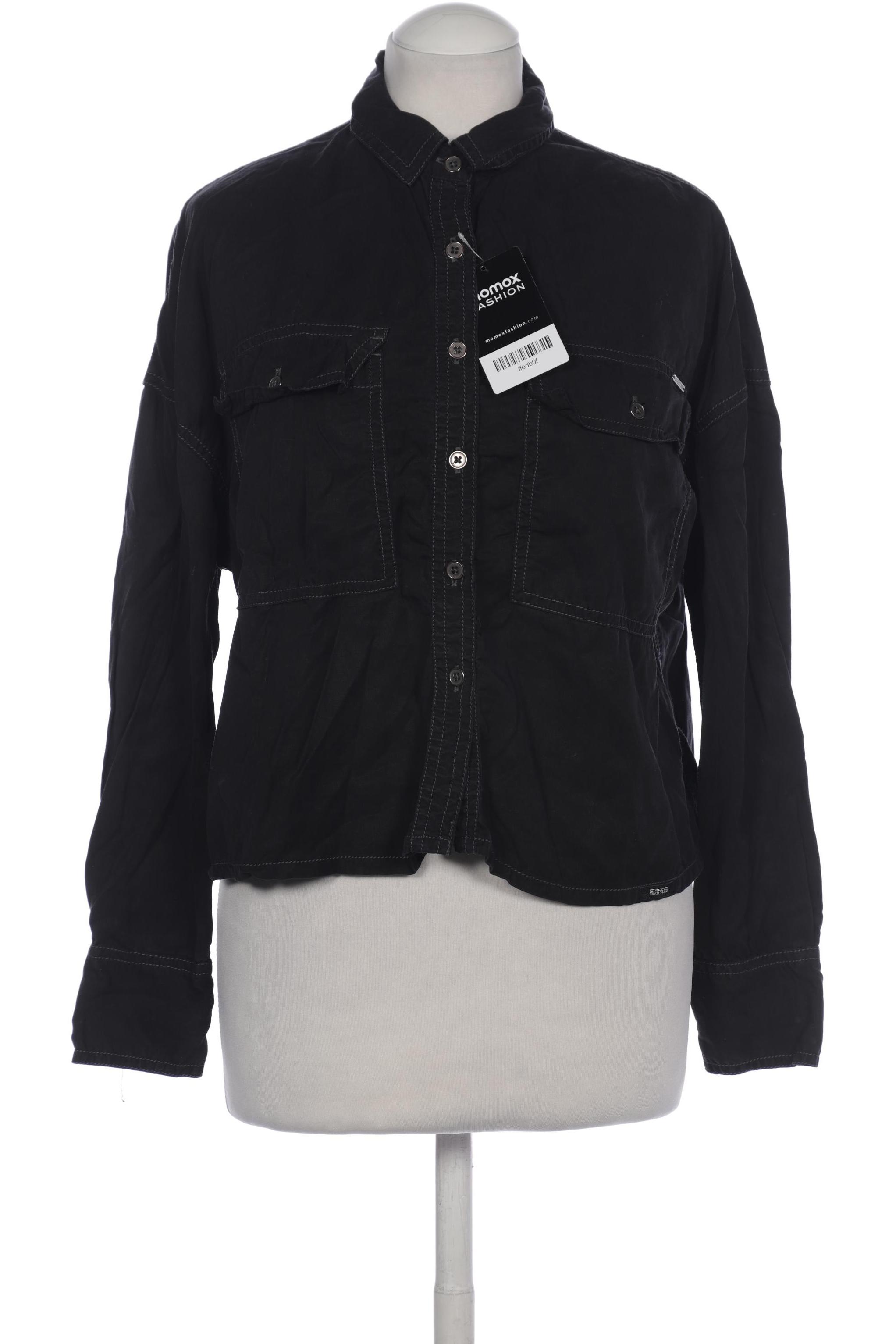 

Superdry Damen Bluse, schwarz, Gr. 36
