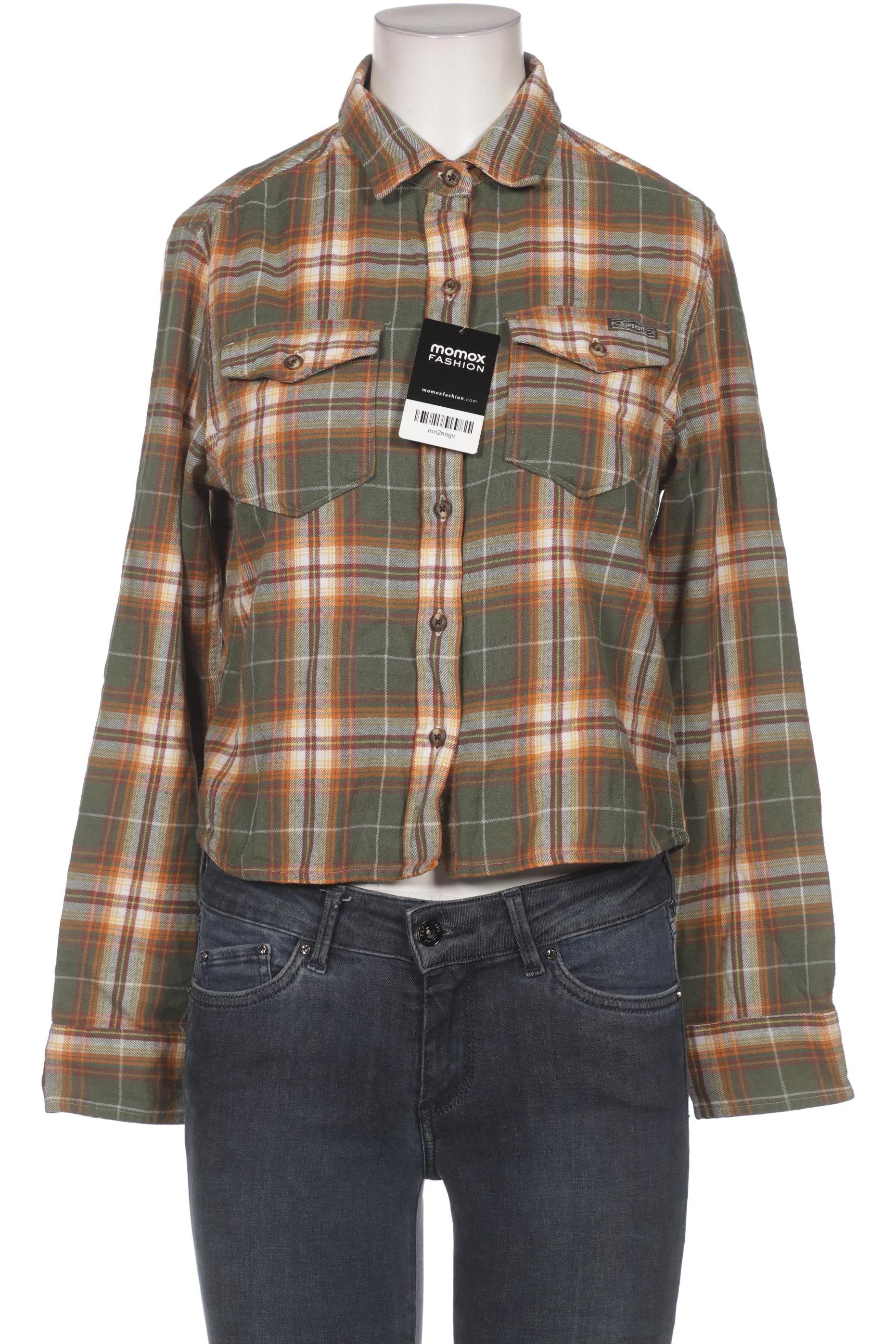 

Superdry Damen Bluse, grün, Gr. 36