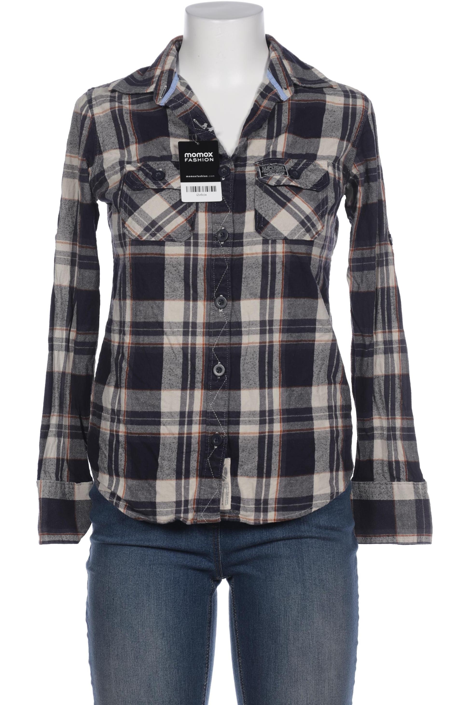 

Superdry Damen Bluse, marineblau, Gr. 36